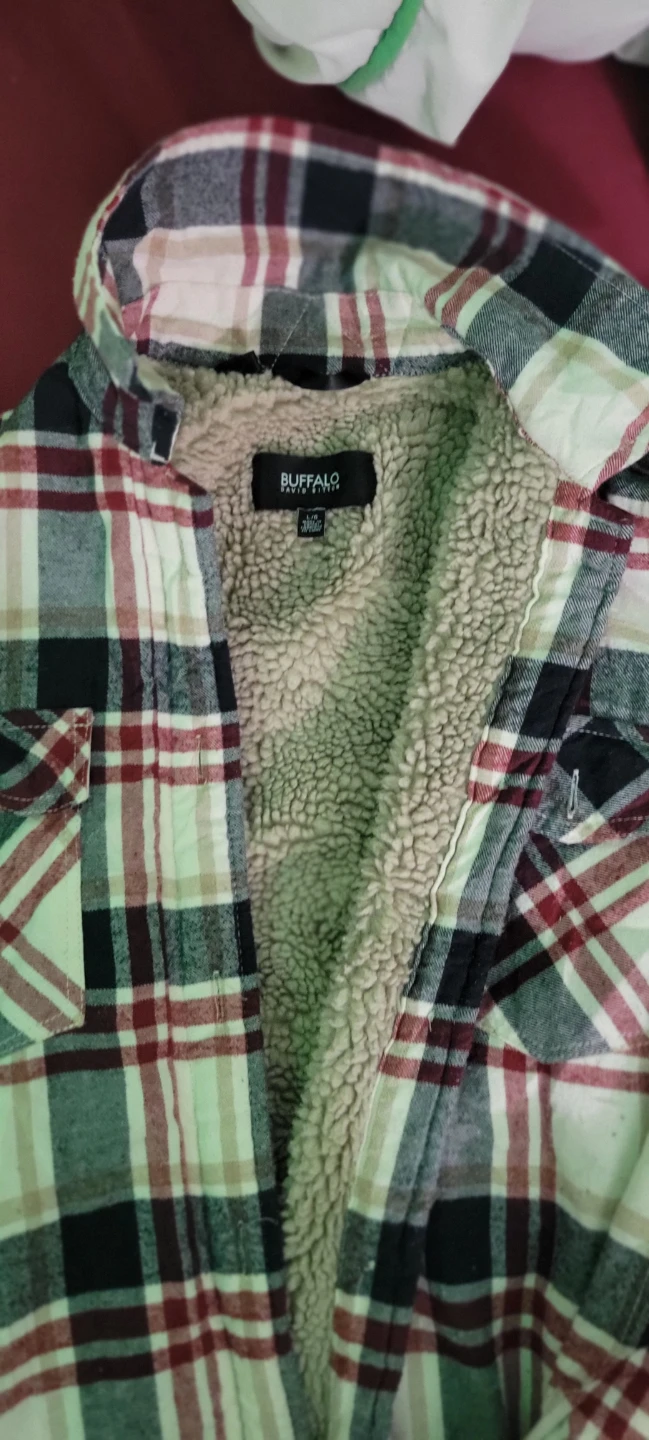 Adidas Juventus track jacket and Buffalo plaid shirt - photo 2