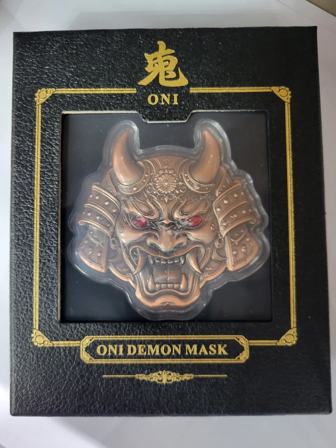 Oni Demon Mask Collectible .999 Copper
