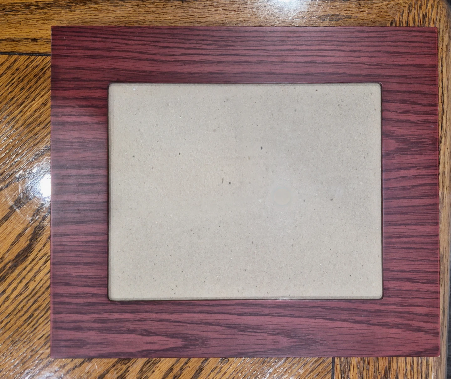 8x10 Burgundy Wood Grain Picture Frame
