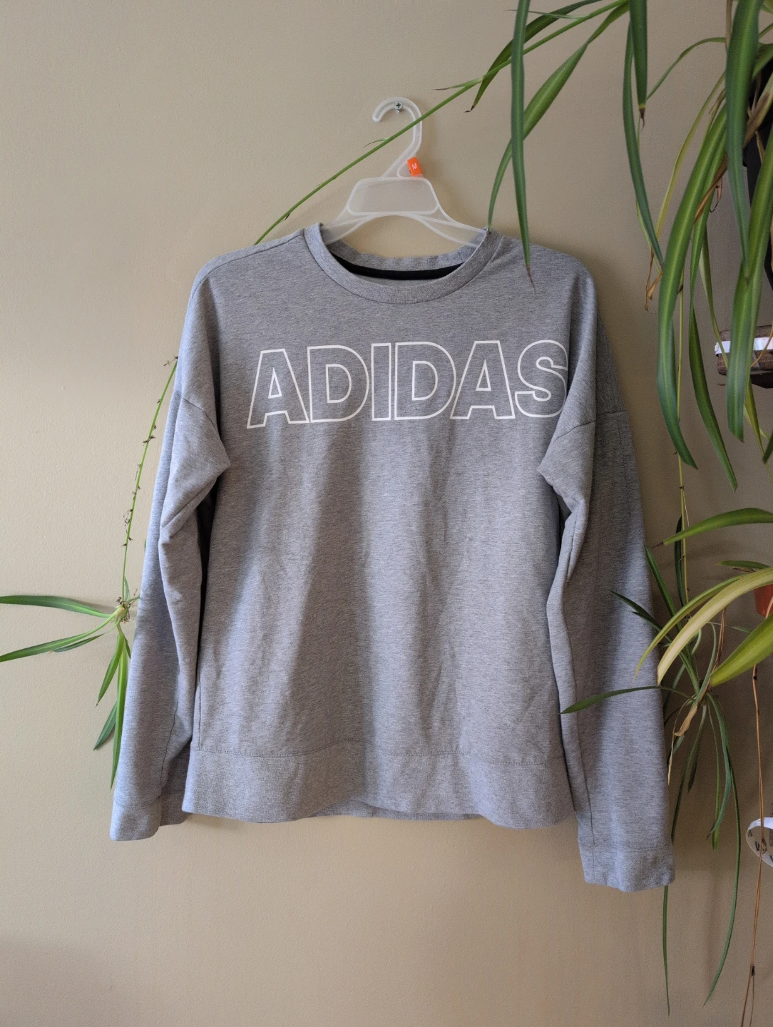Adidas Grey Pullover Sweatshirt