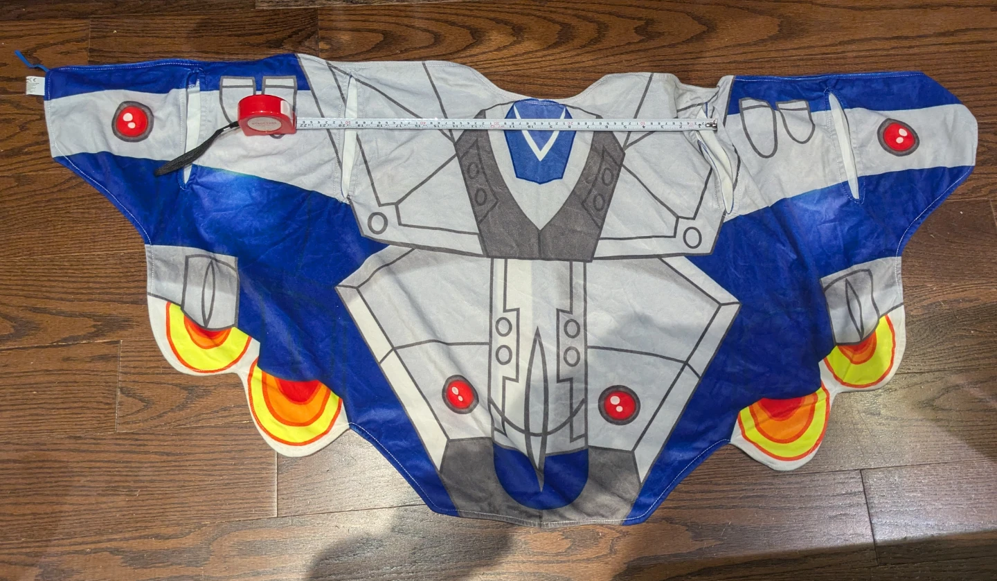 Free kids fighter jet cape