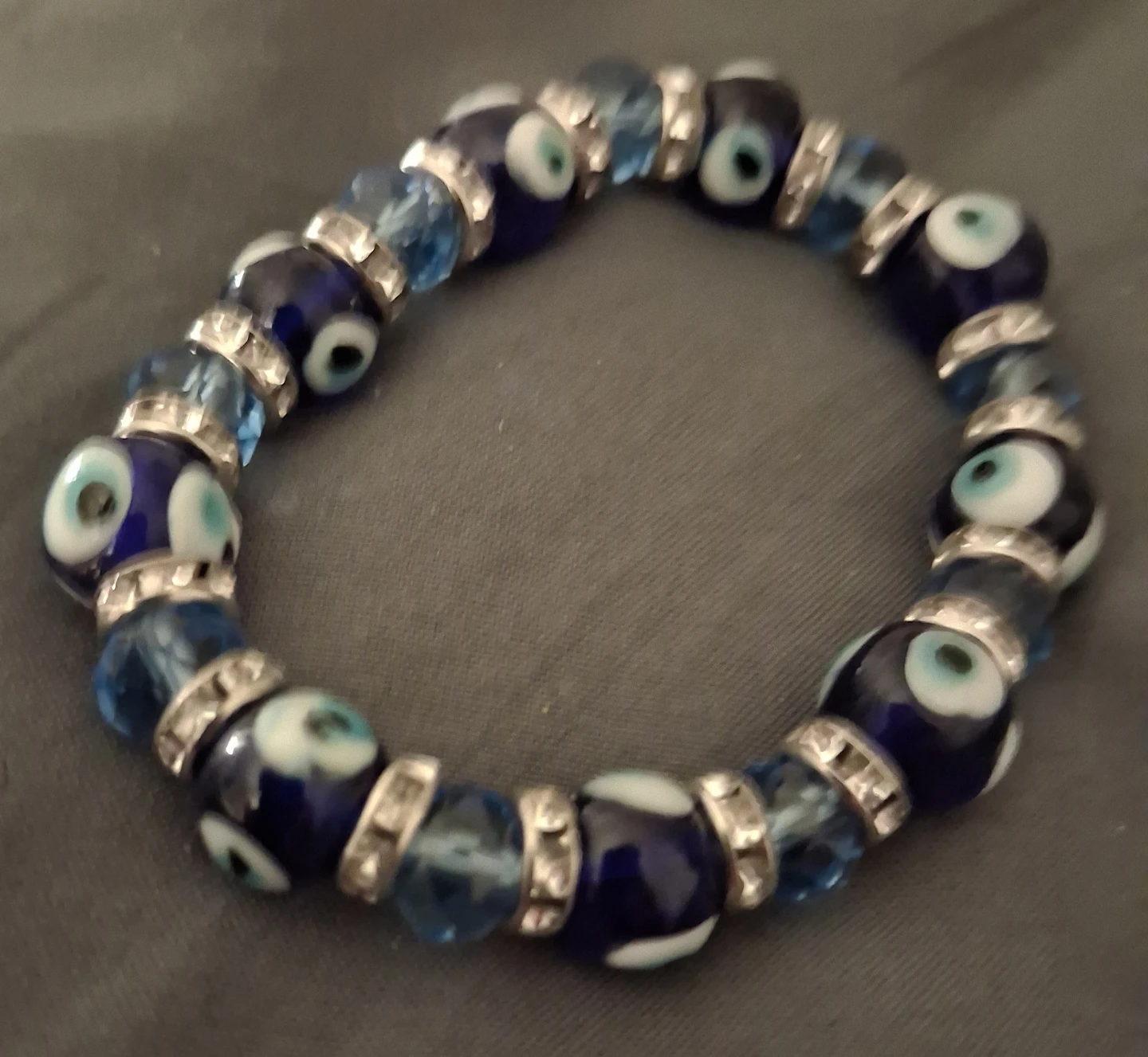 Evil Eye Charm Bracelet with Matching Pendant - photo 3