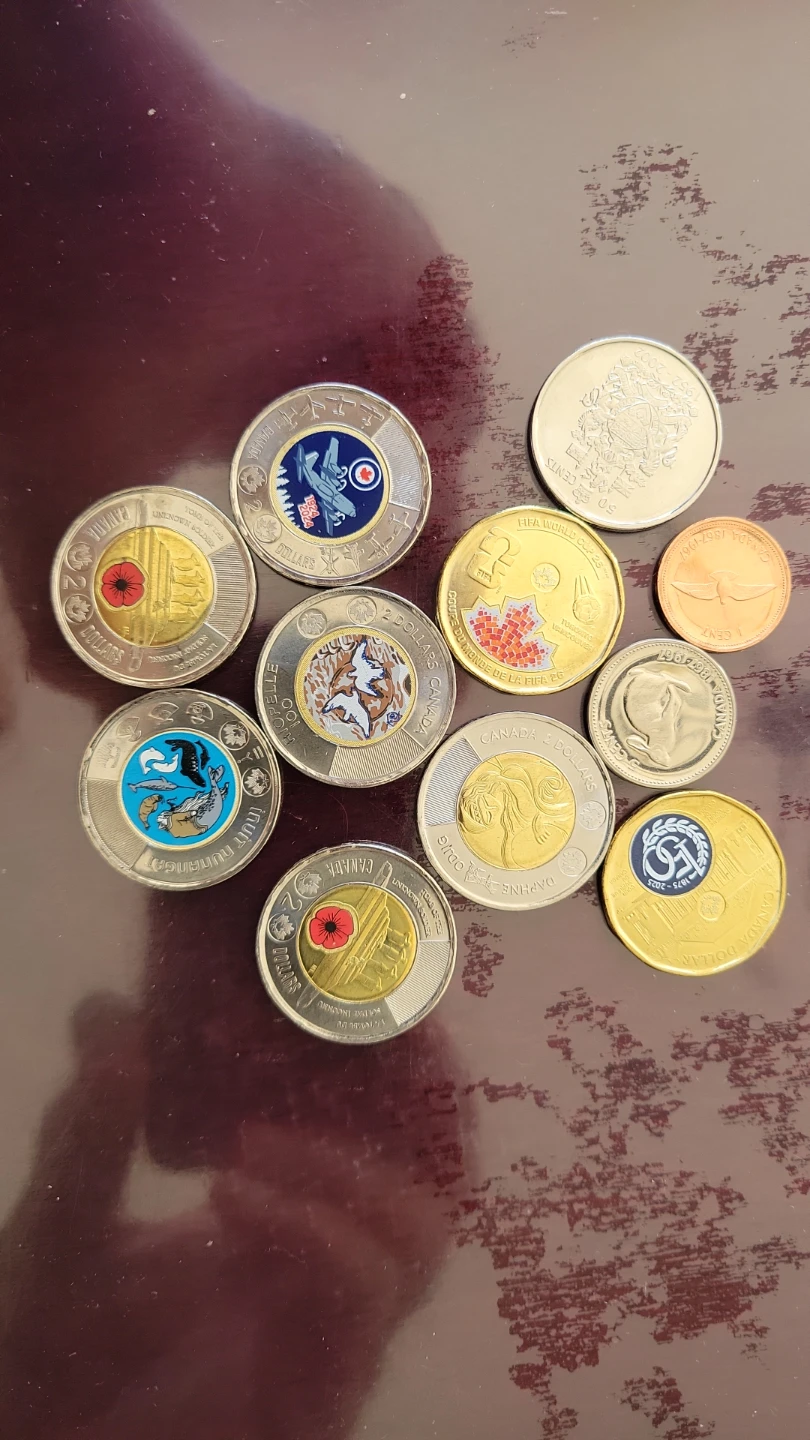 Assorted Canadian Coins Collection