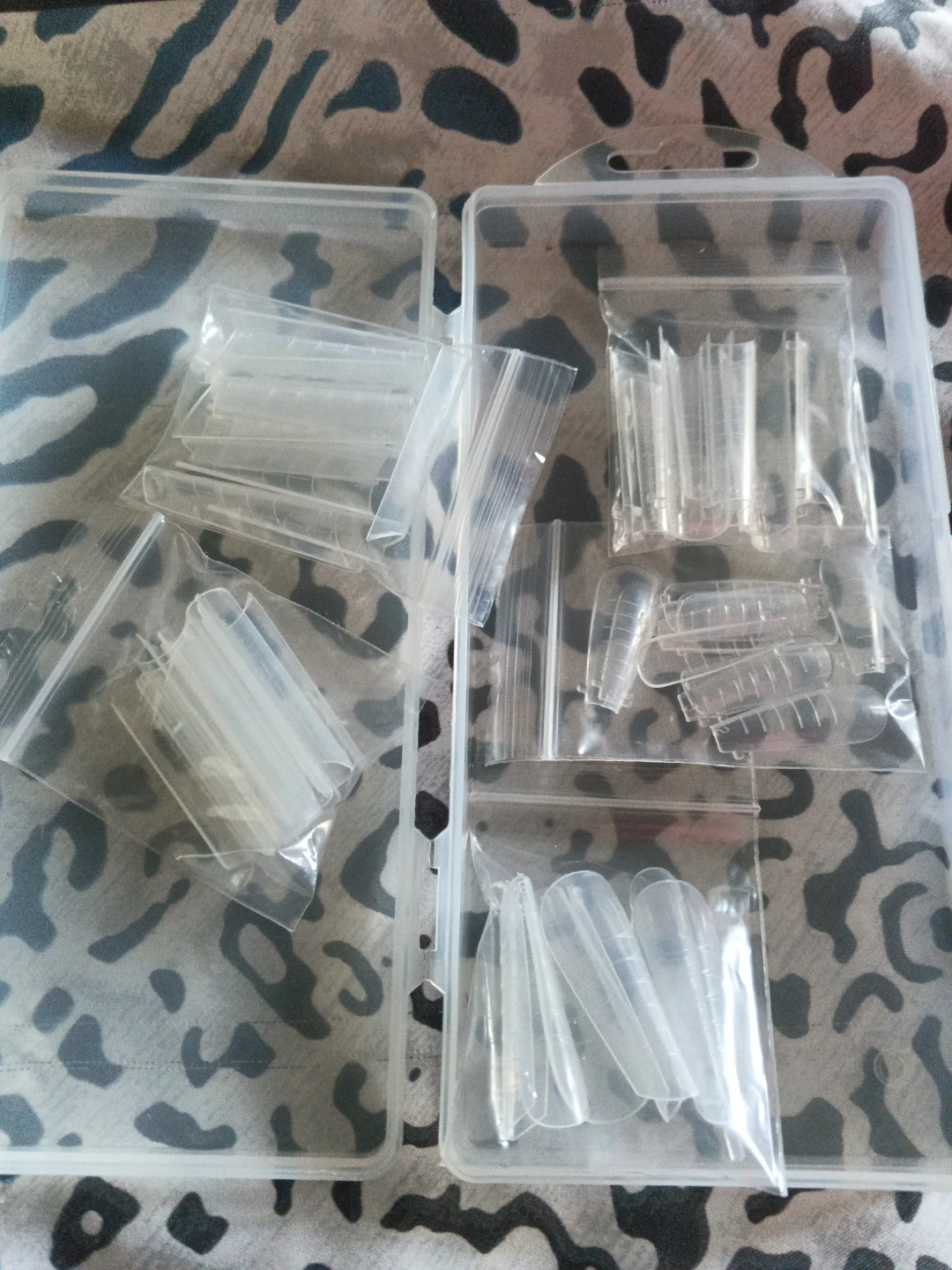 Clear Nail Extension Forms Set