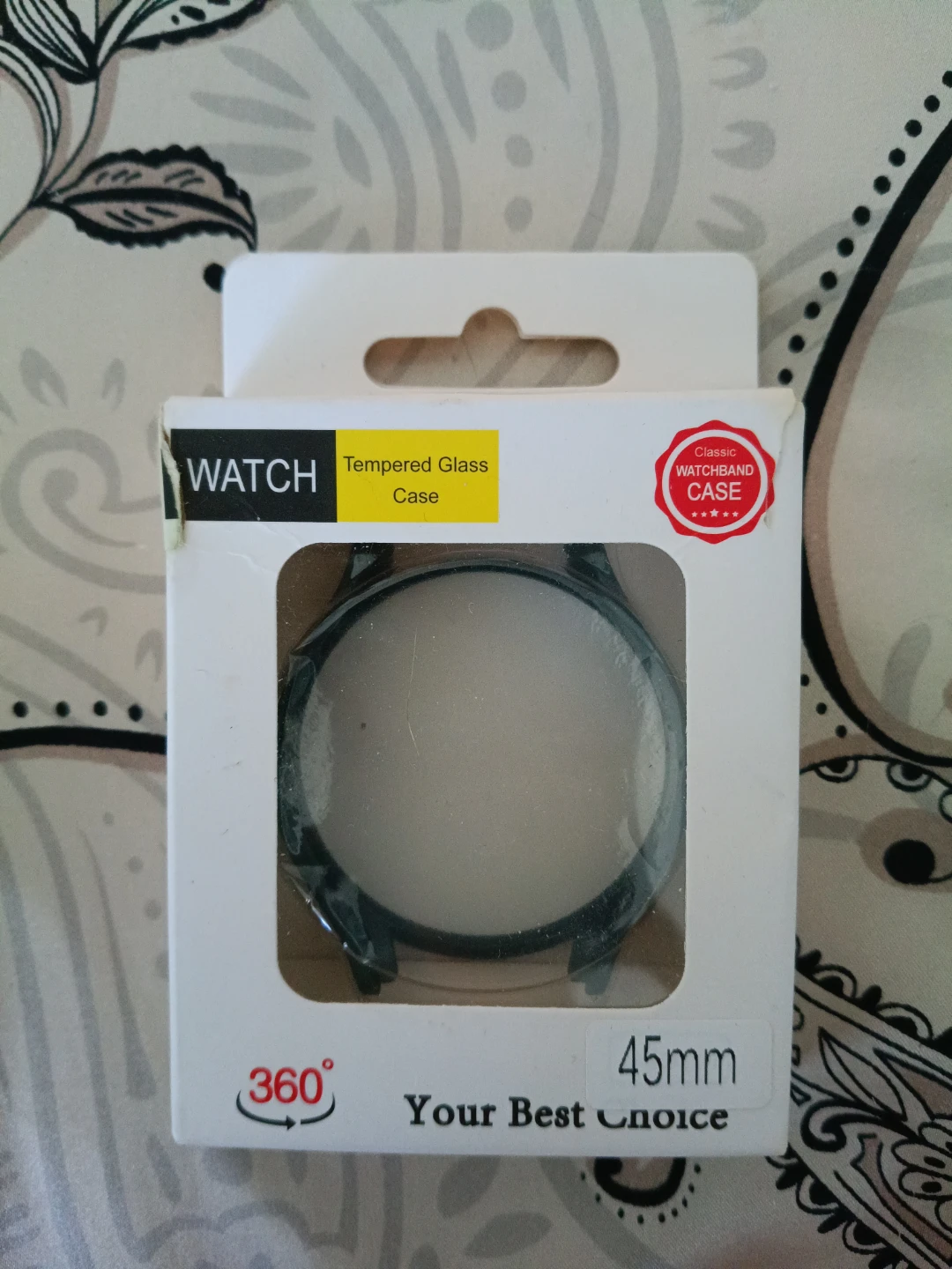 45mm Classic Tempered Glass Watch Case