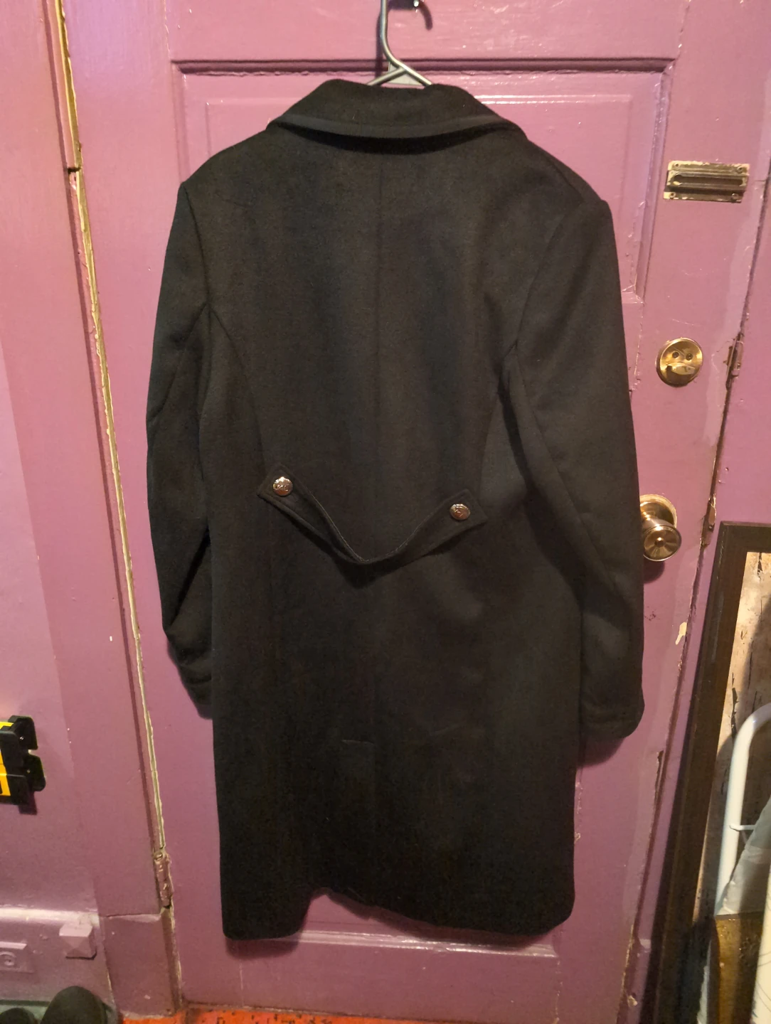 Karl Lagerfeld Black Wool-Blend Coat - photo 2