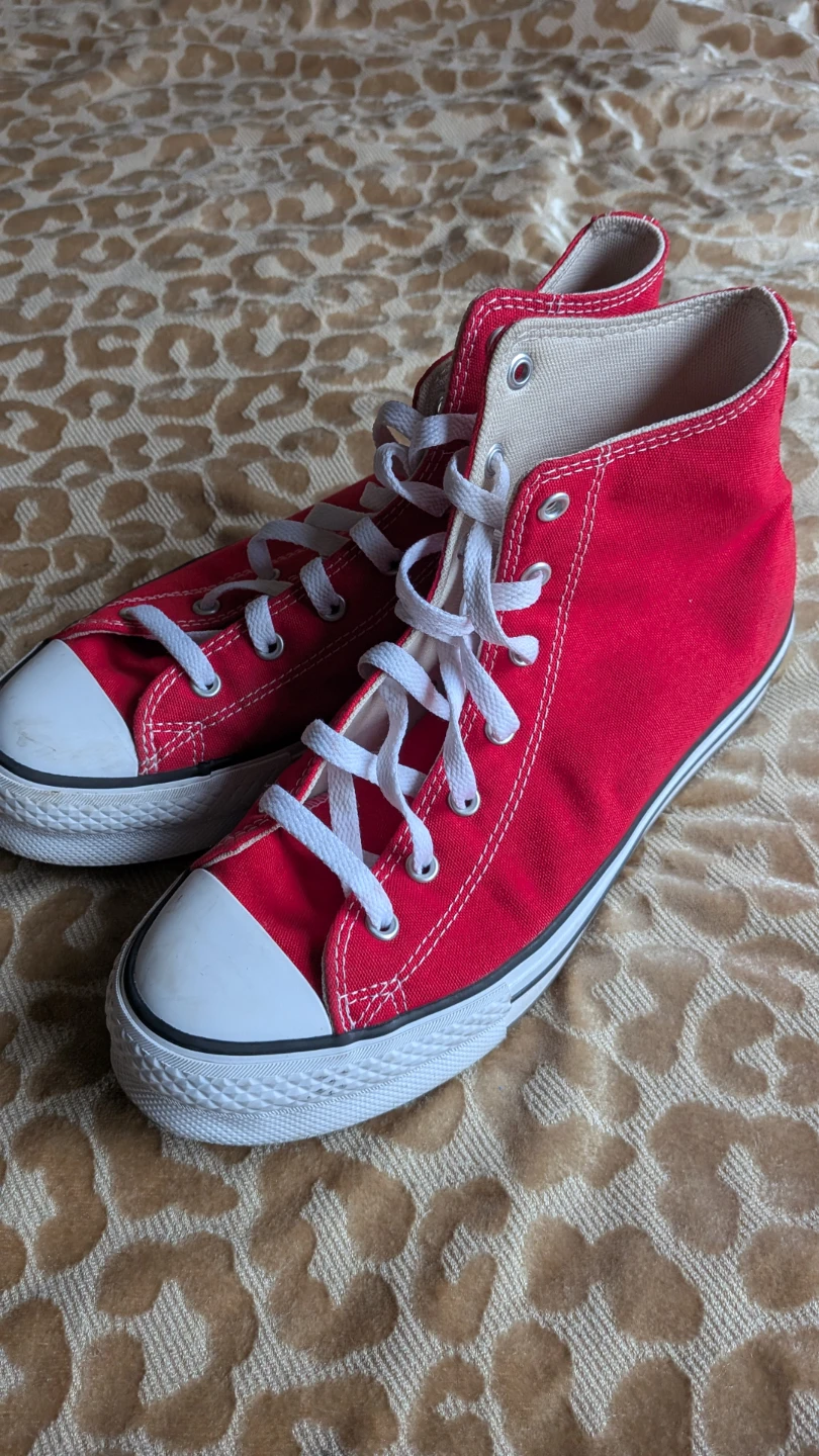 Converse Chuck Taylor All Star Red High Tops (Sold As Is) - photo 3