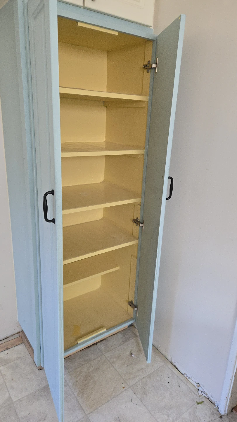 Light Blue Pantry Cabinet - photo 2