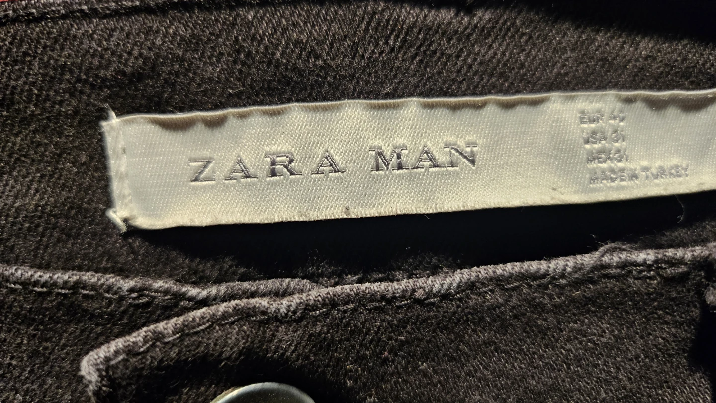 Zara Man Black Distressed Biker Jeans - photo 3