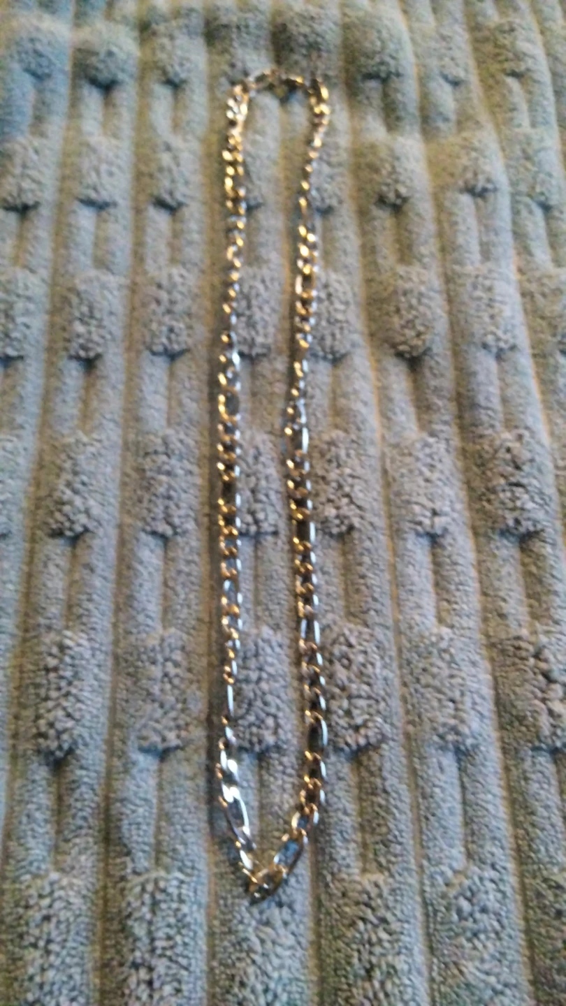 Silver-Tone Figarol Chain Necklace