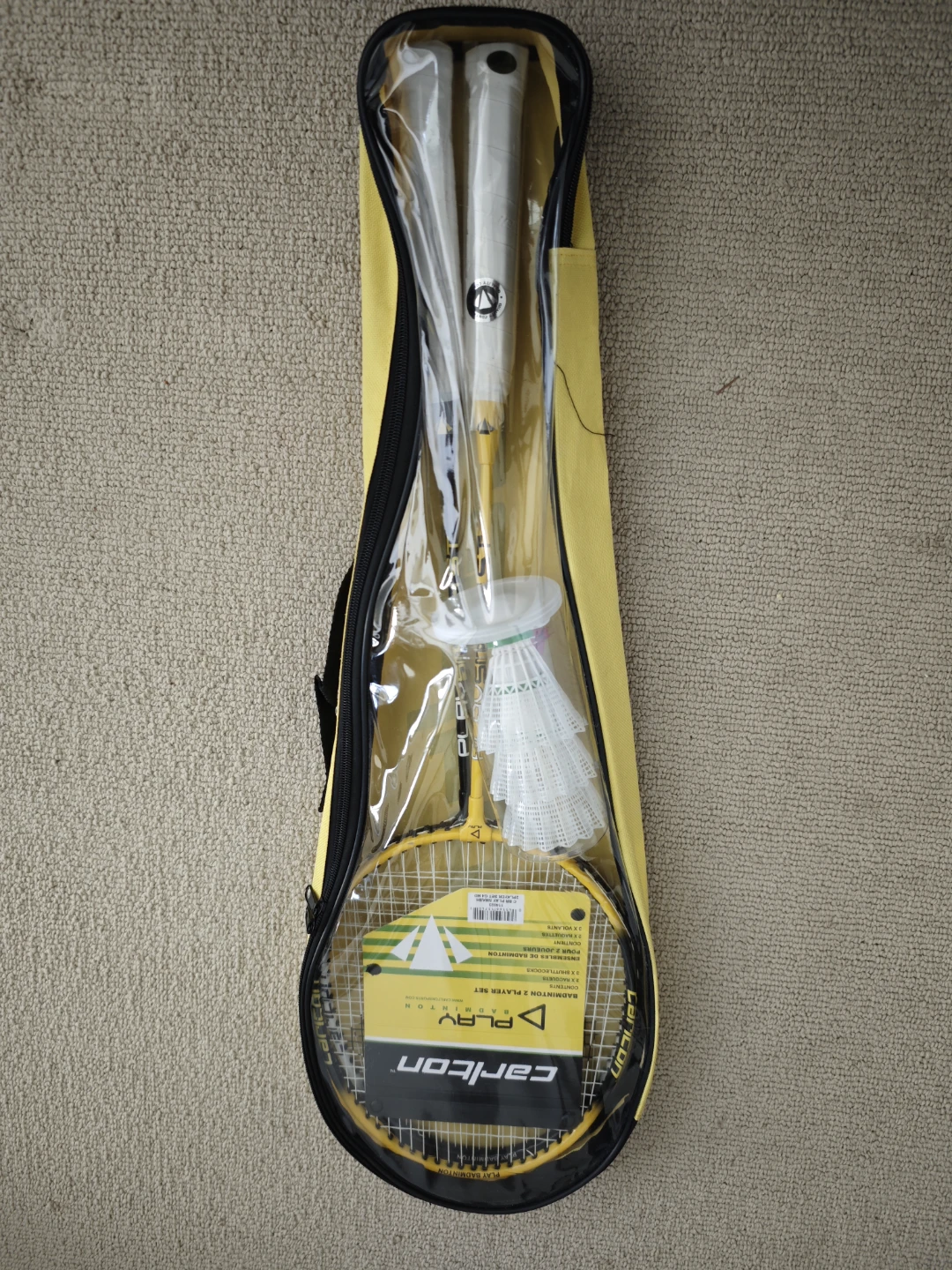 Carlton Badminton Set – 2 Rackets, Shuttlecocks & Carry Bag - photo 2