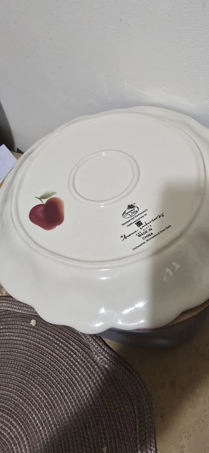 Home Interiors Sonoma Villa Fruit Plate and Bowl Set - photo 3