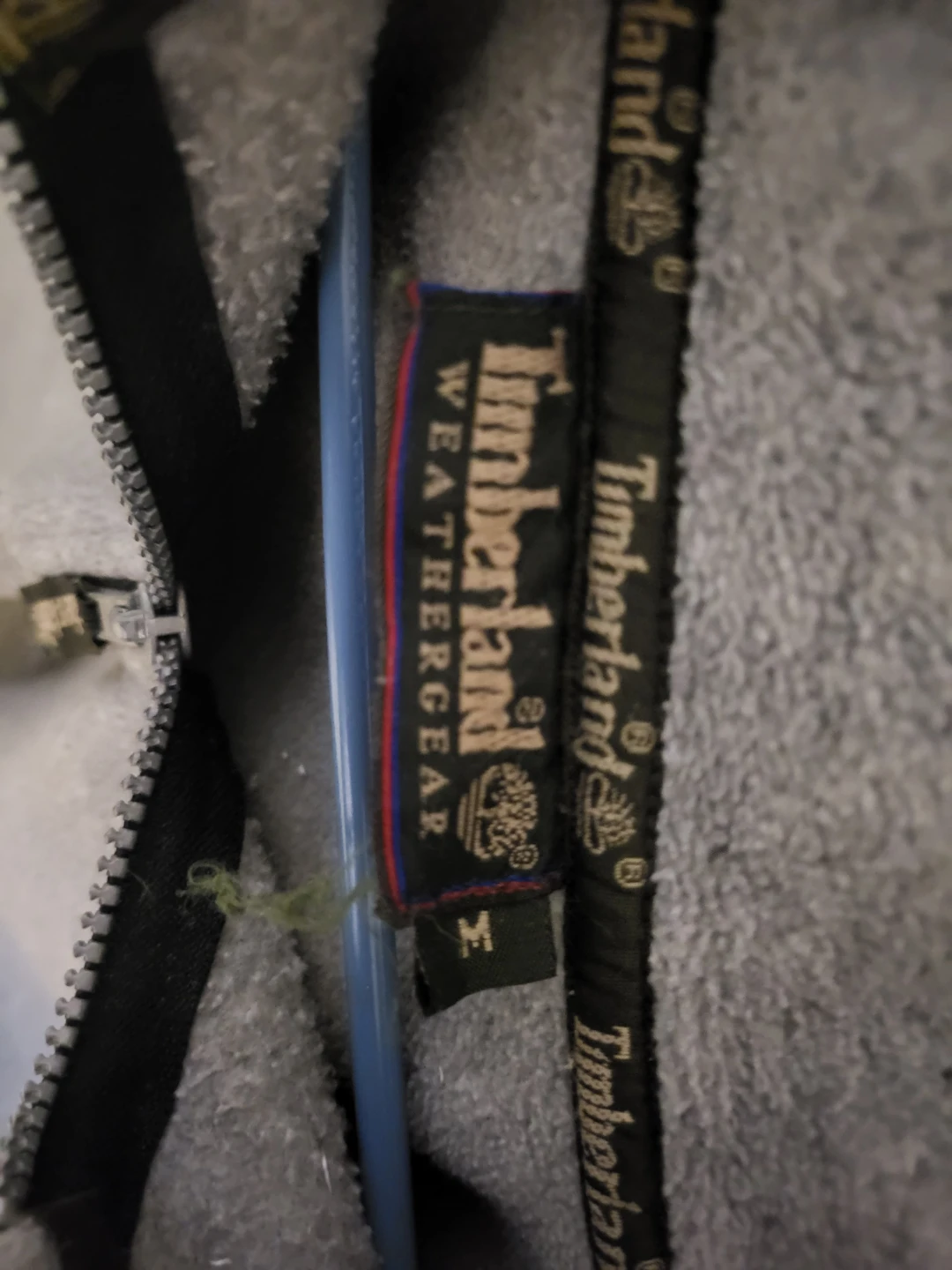 Mens Timberland Weathergear Grey Quarter-Zip Fleece - photo 2