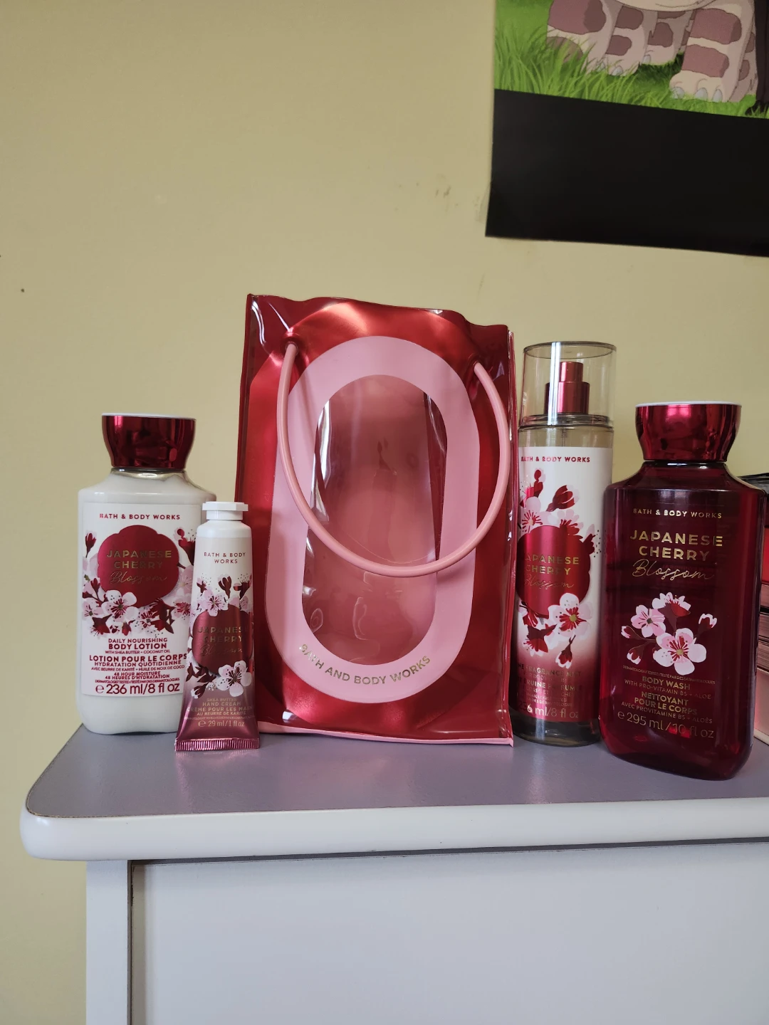 Japanese Cherry 🍒 Blossom 🌸 BBW Gift Bag Set