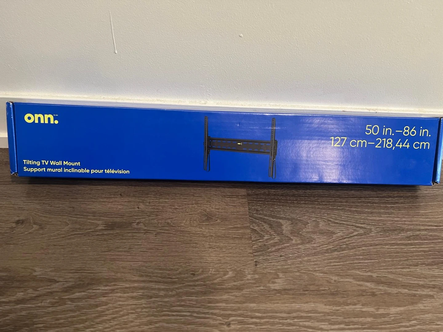 onn. Tilting TV Wall Mount – Fits 50"–86" TVs