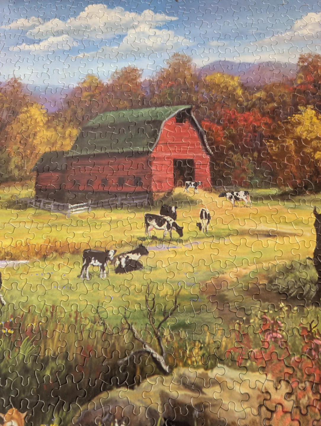 Bringing Home the Milk 1000 Piece Jigsaw Puzzle 🧩 - photo 4