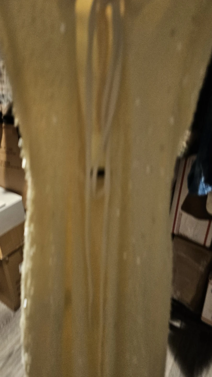 Beaded Yellow Evening Gown - photo 5