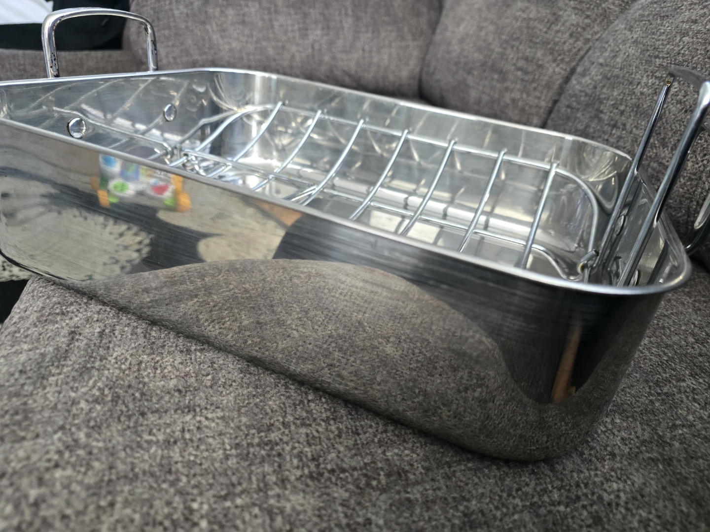 KitchenAid Stainless Steel Roasting Pan with Rack - photo 4
