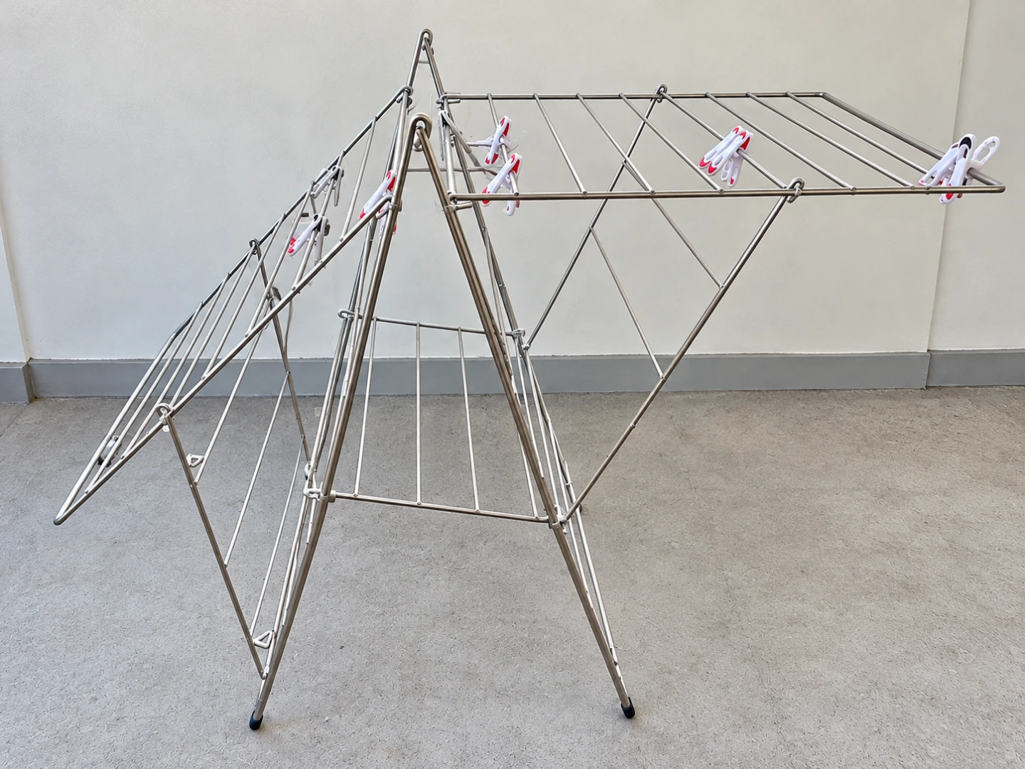 Foldable Metal Clothes Drying Rack