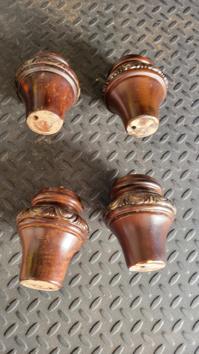 Set of 4 Wooden Furniture Legs - photo 3