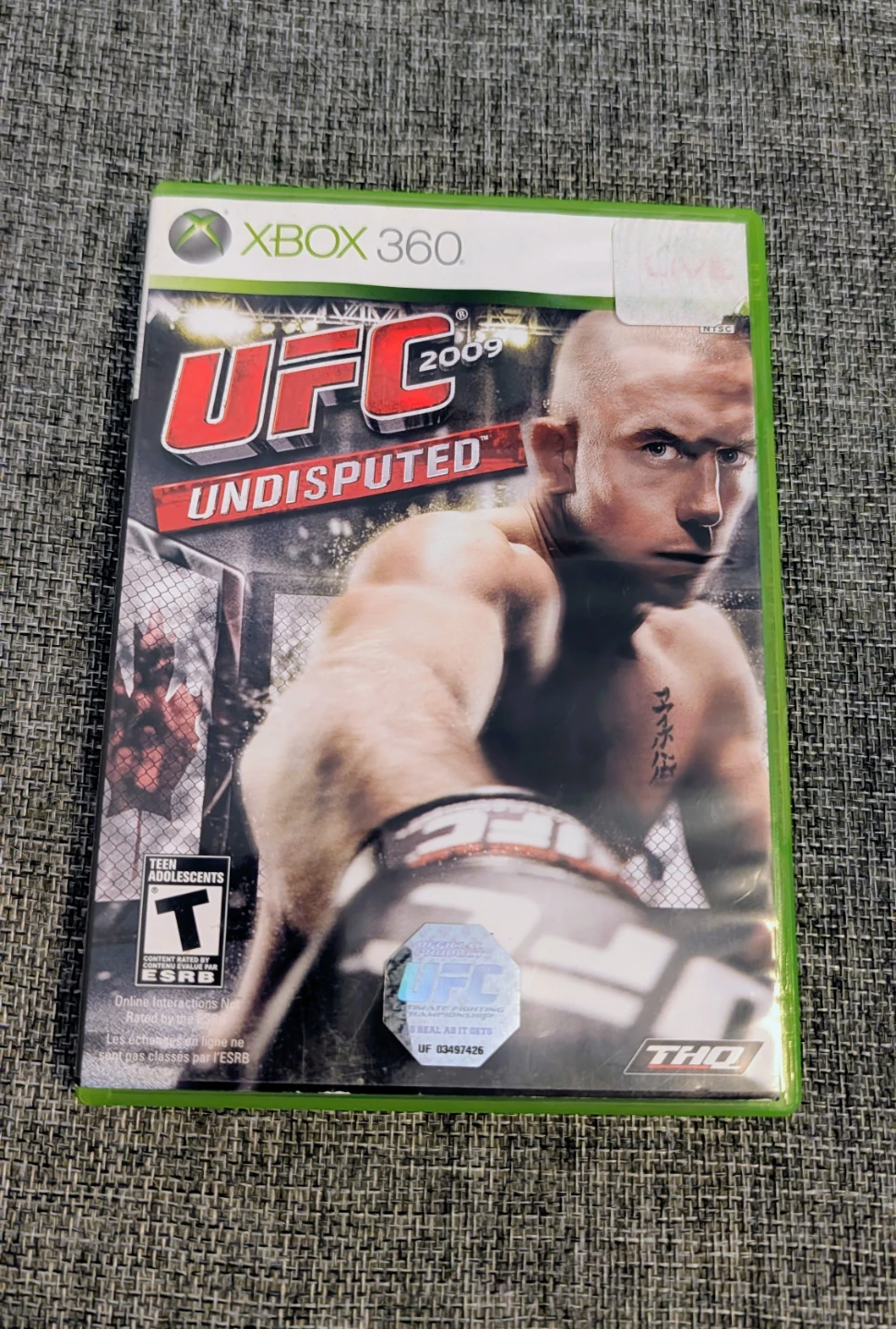 UFC 2009 Undisputed for Xbox 360 Video Game