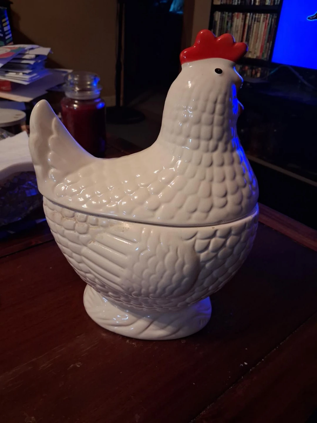 Gallery Originals Ceramic Chicken Cookie Jar - photo 3