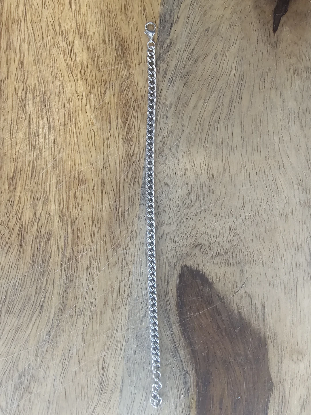 Sterling Silver Curb Chain Bracelet