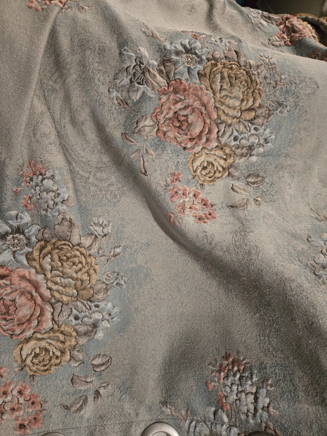 Floral Jacquard Grommet Curtains - photo 2