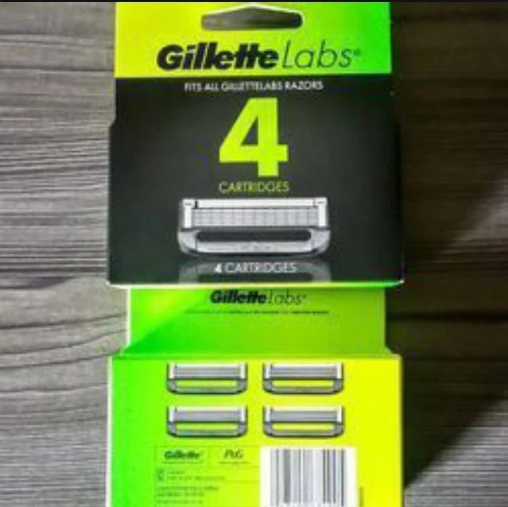 GilletteLabs Blade Refills (4 Count) New