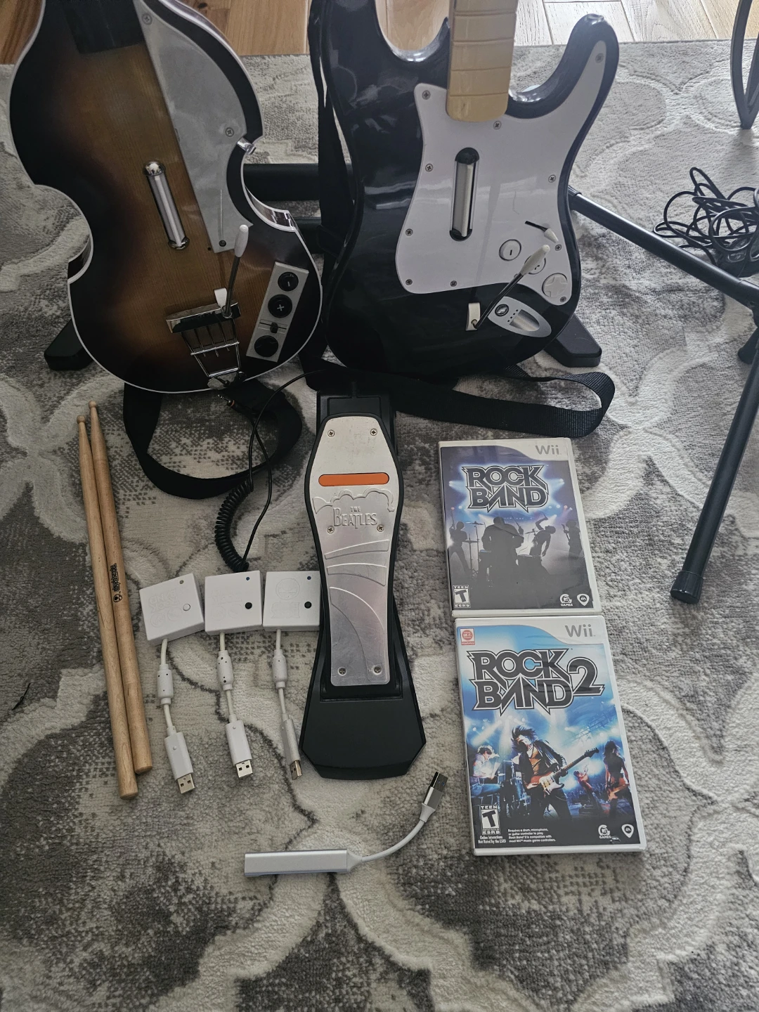 Nintendo Wii Rockband 1 And 2 Bundle - photo 2