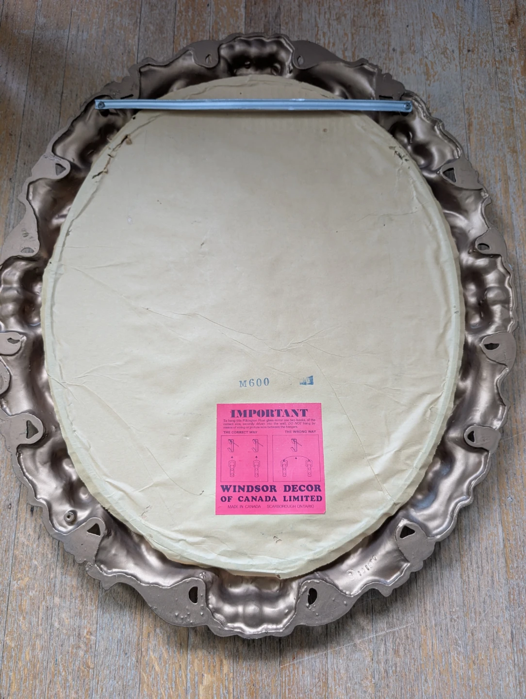 Vintage Baroque Hollywood Regency Mirror - photo 4