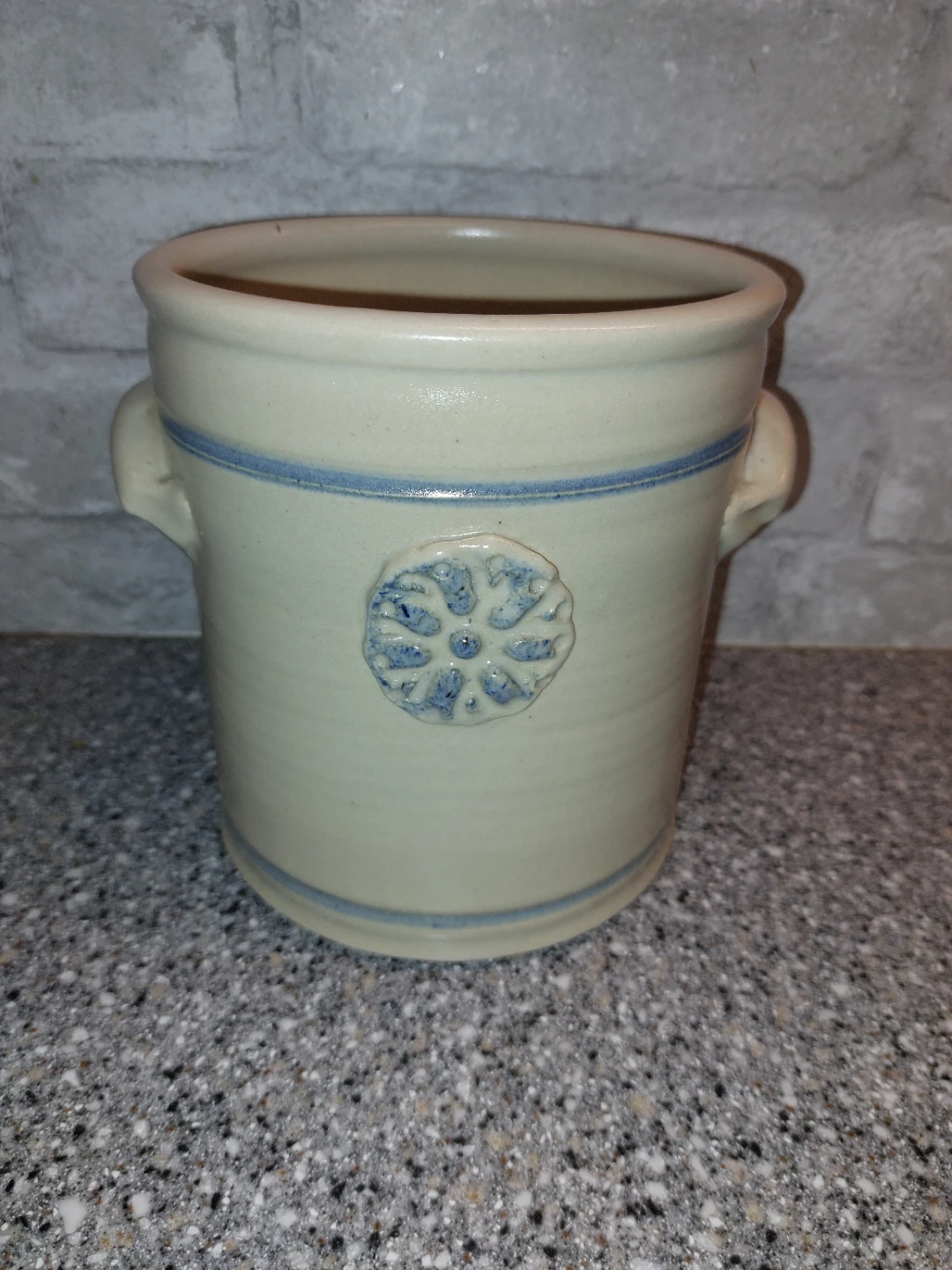 Stoneware Crock Utensil Holder - photo 4