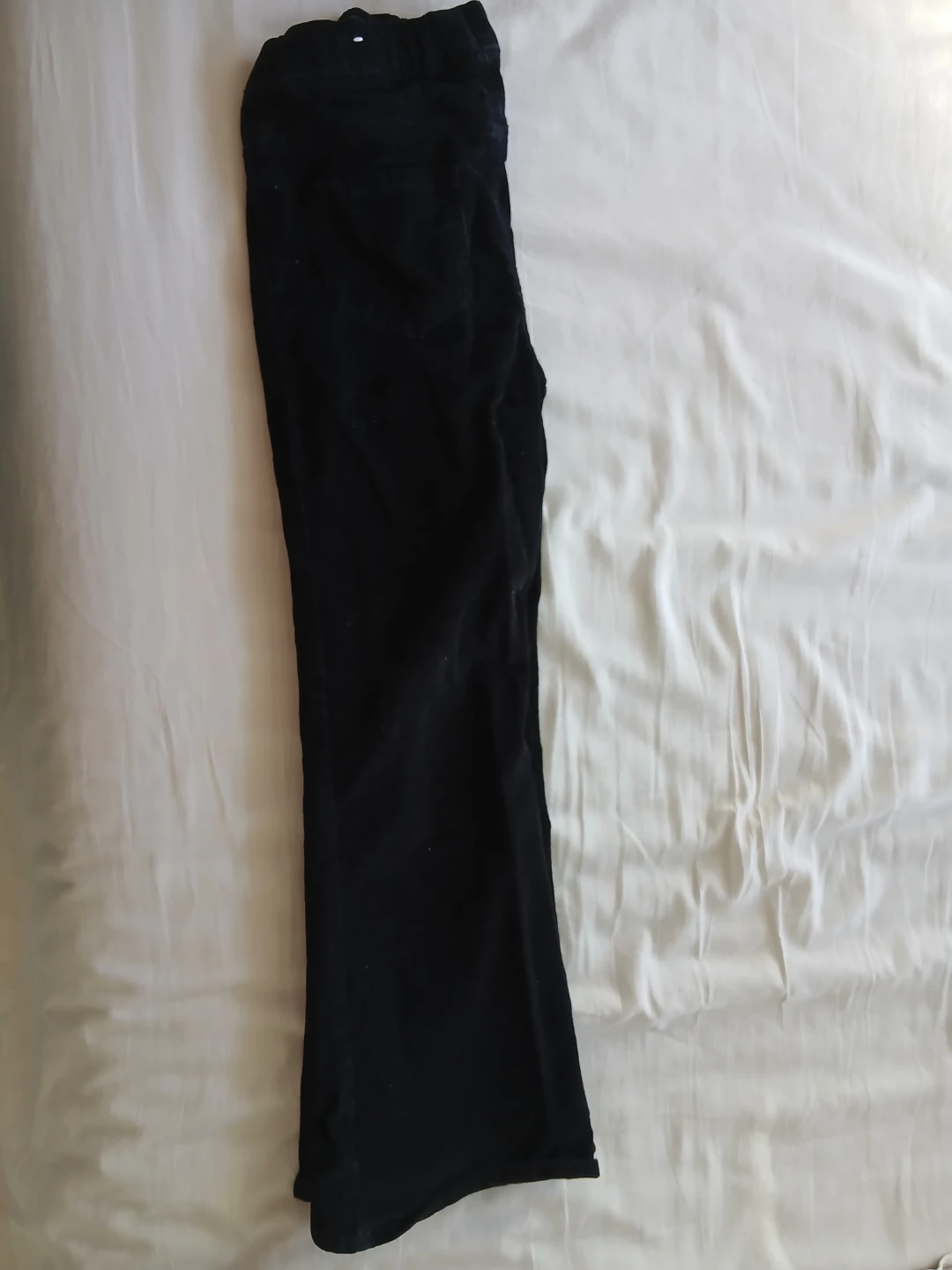 H&M Black Corduroy Flare Pants Size 6-7Y