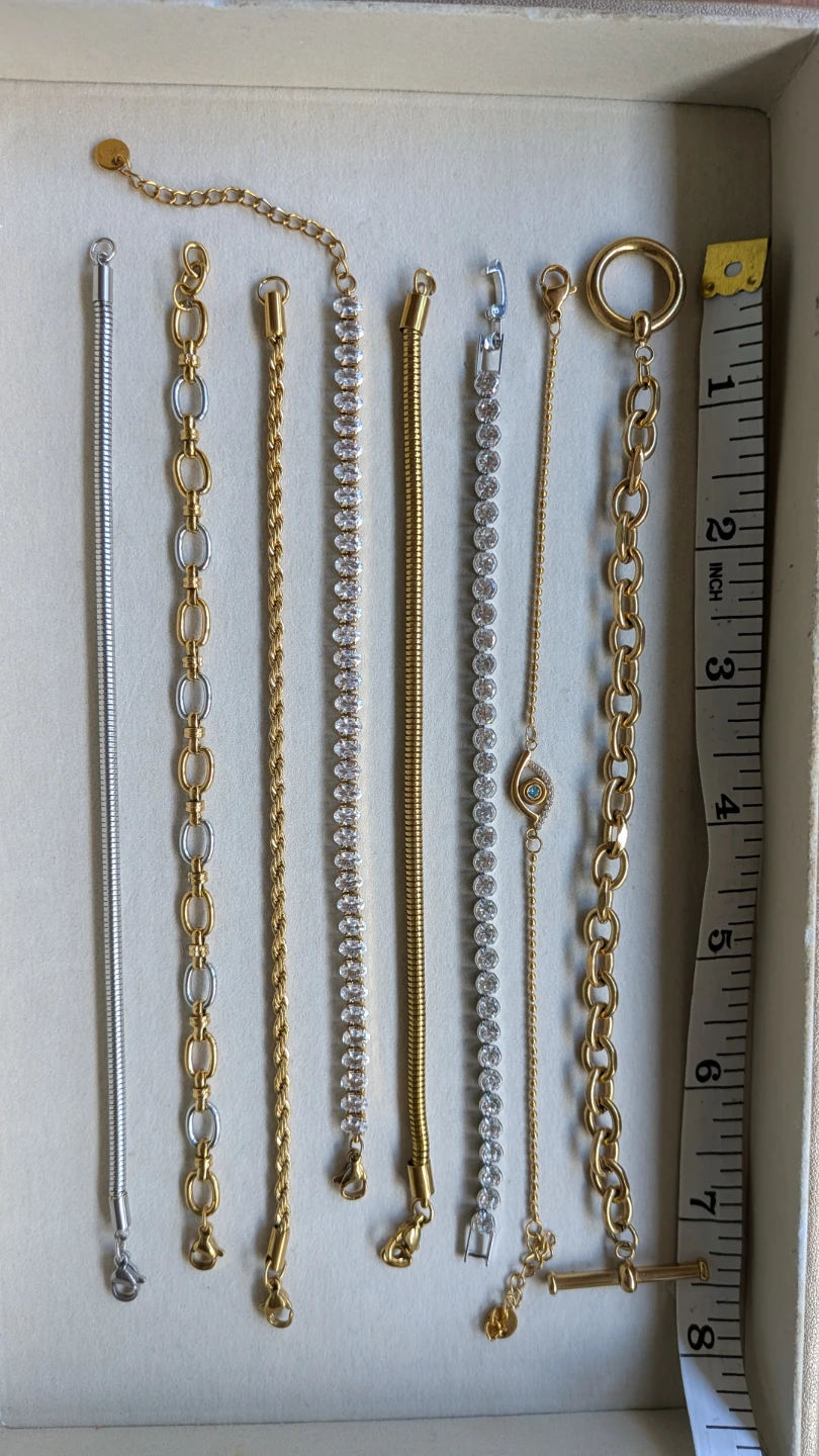 Set of 8 Stainless Steel Bracelets - photo 3