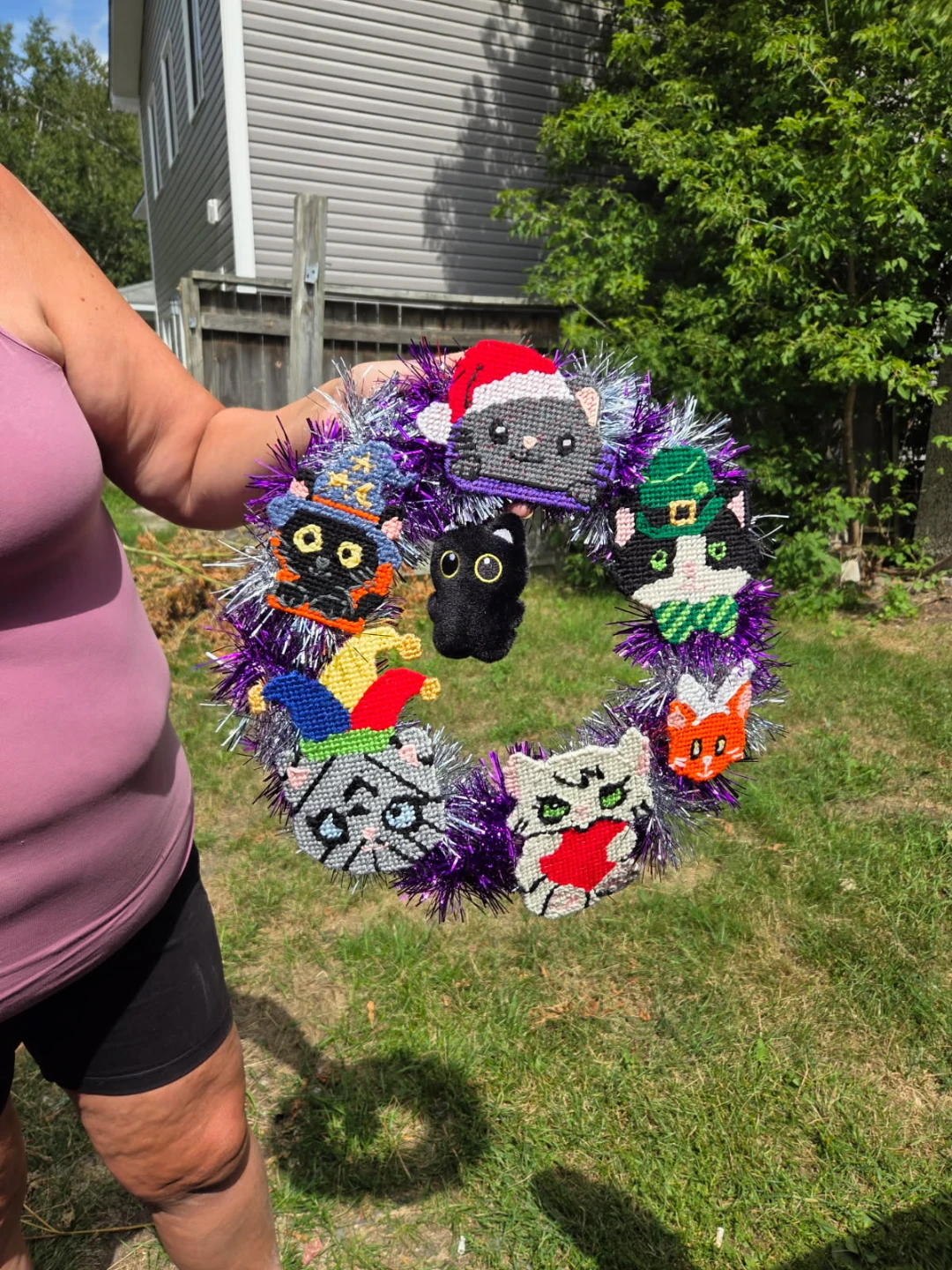 Homemade canvas / wreaths - photo 3