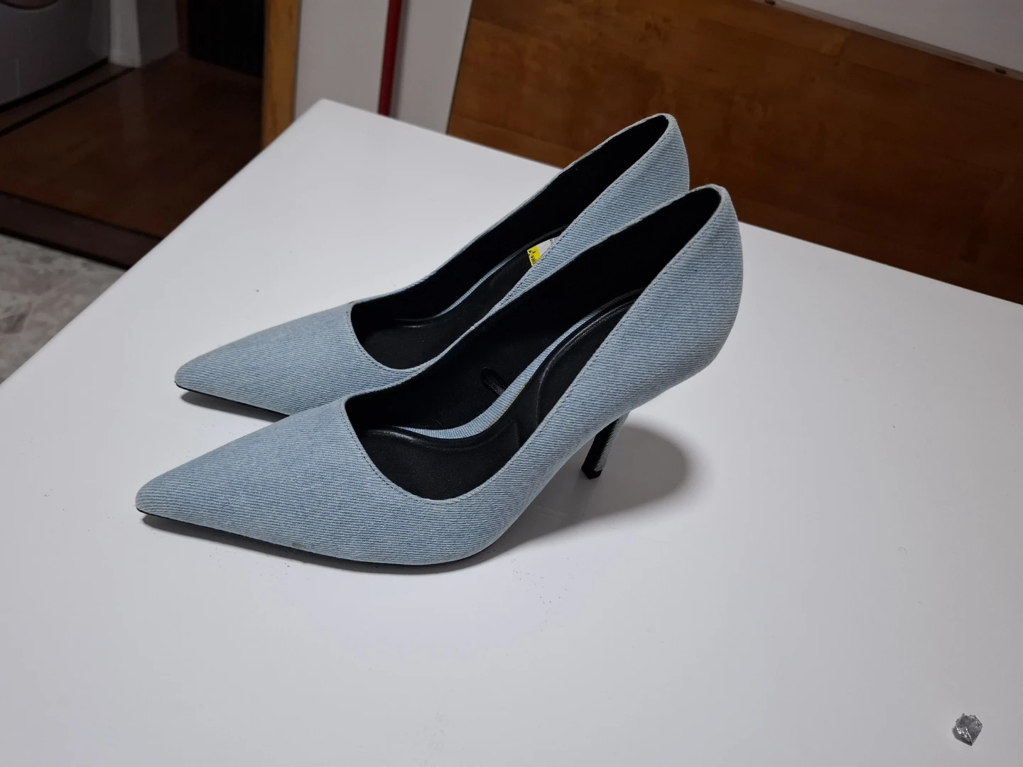 Zara Denim Stiletto Pumps