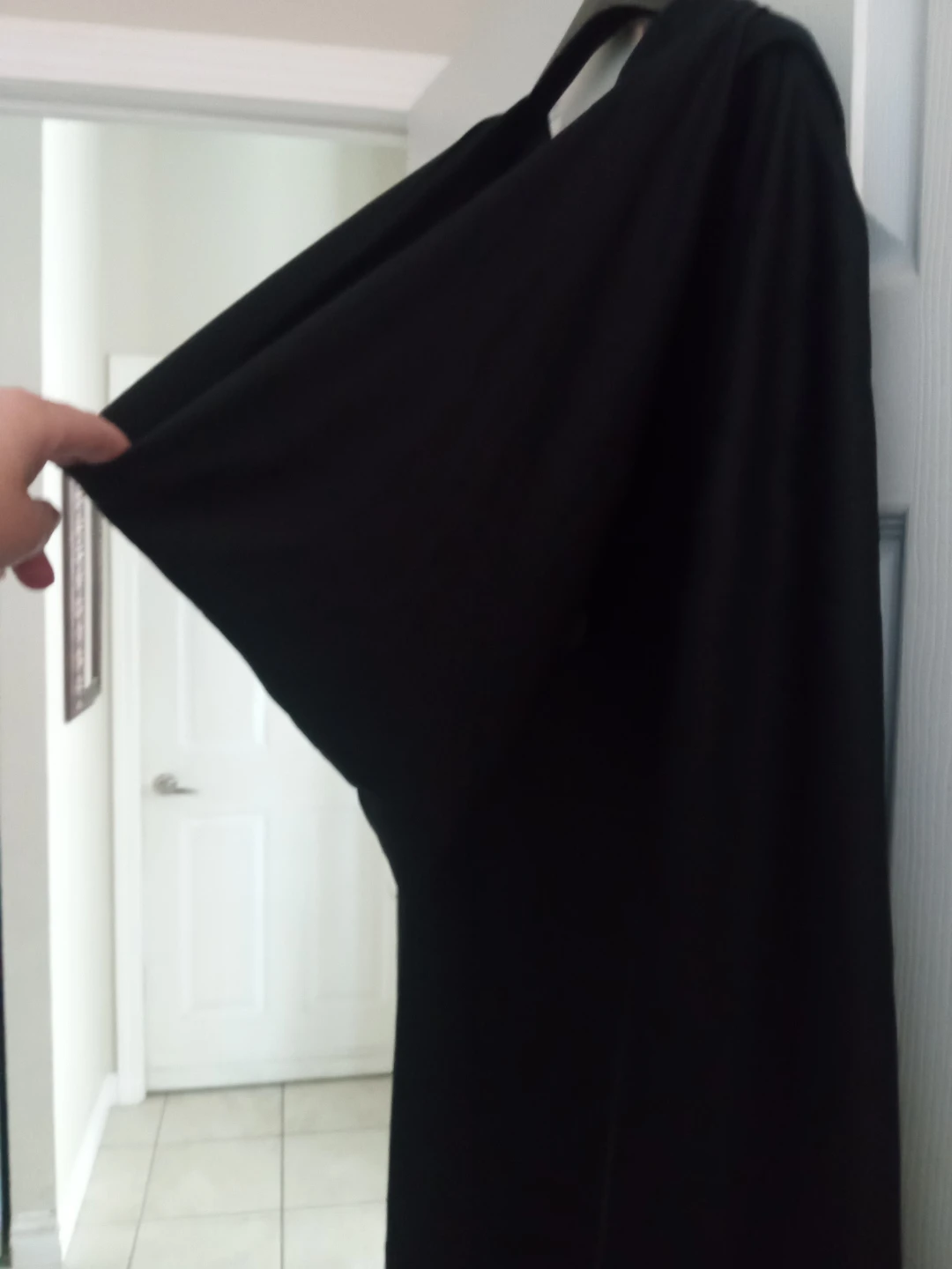 Black hooded cloak - photo 3