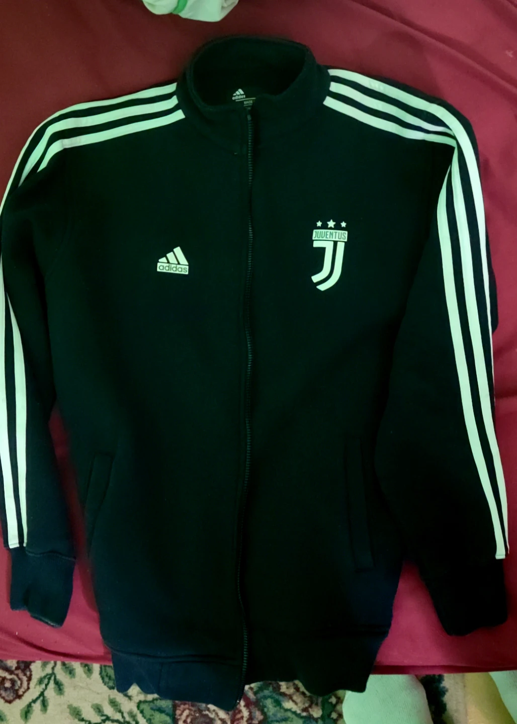 Adidas Juventus track jacket and Buffalo plaid shirt - photo 4