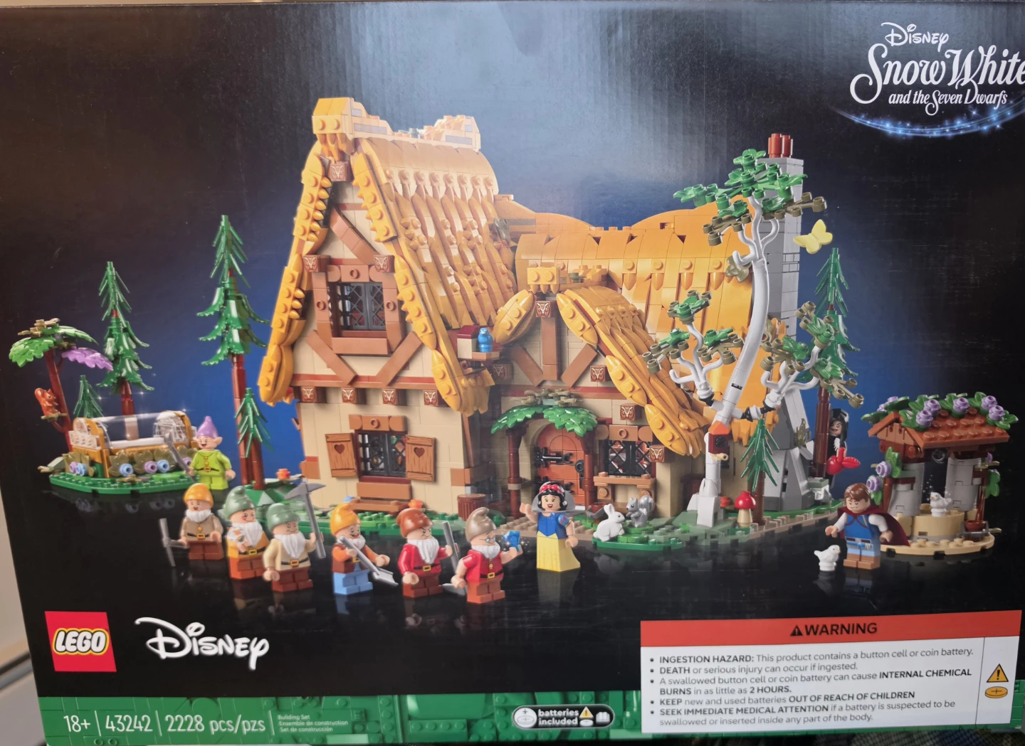LEGO Disney Snow White and the Seven Dwarfs Cottage 43242