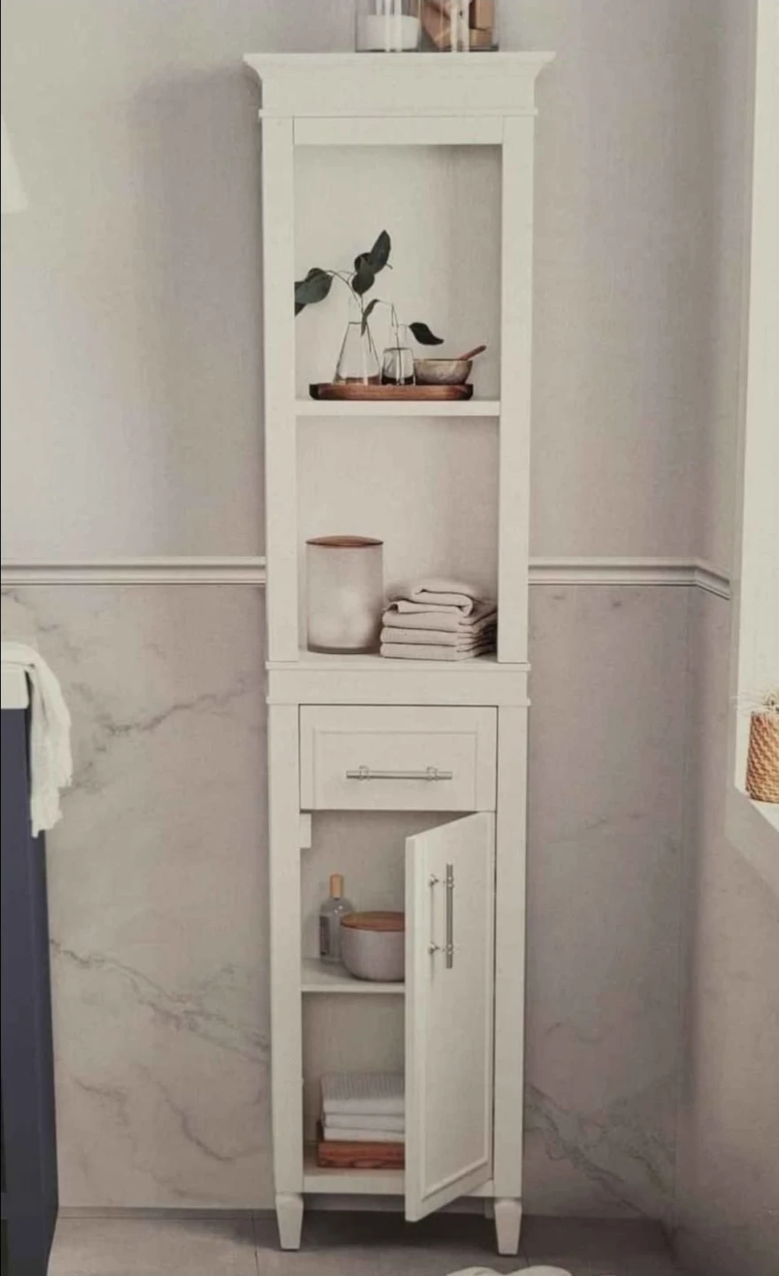 Everhome Cora Bath Storage Tower