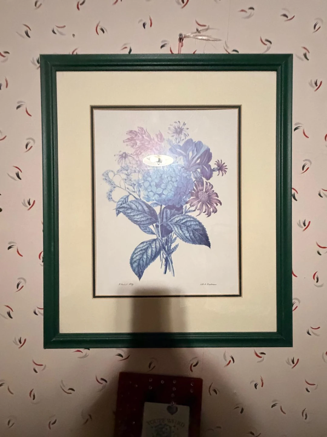 Floral Print in Green Frame - photo 2