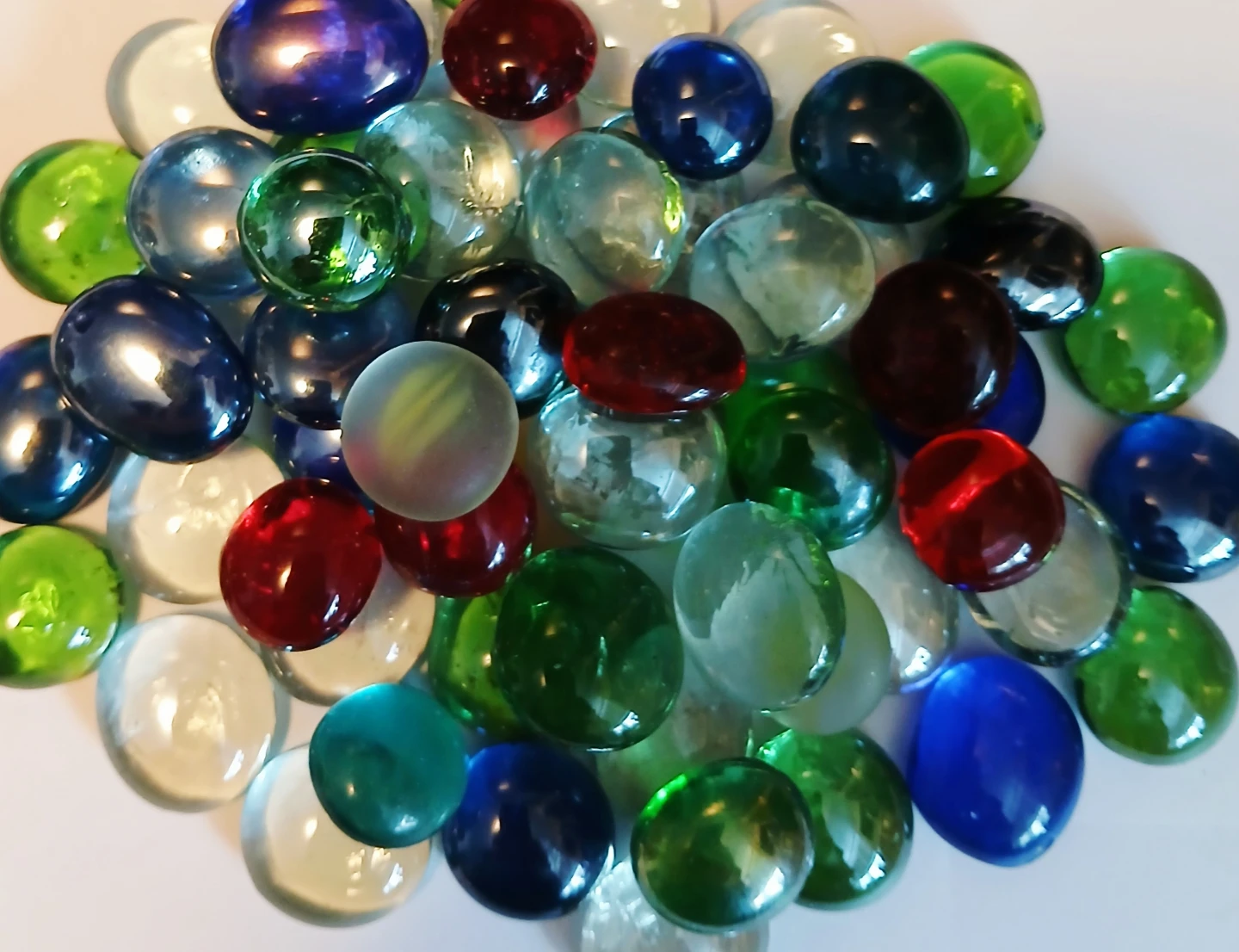 Decorative Glass Stones. 1 bag - $2