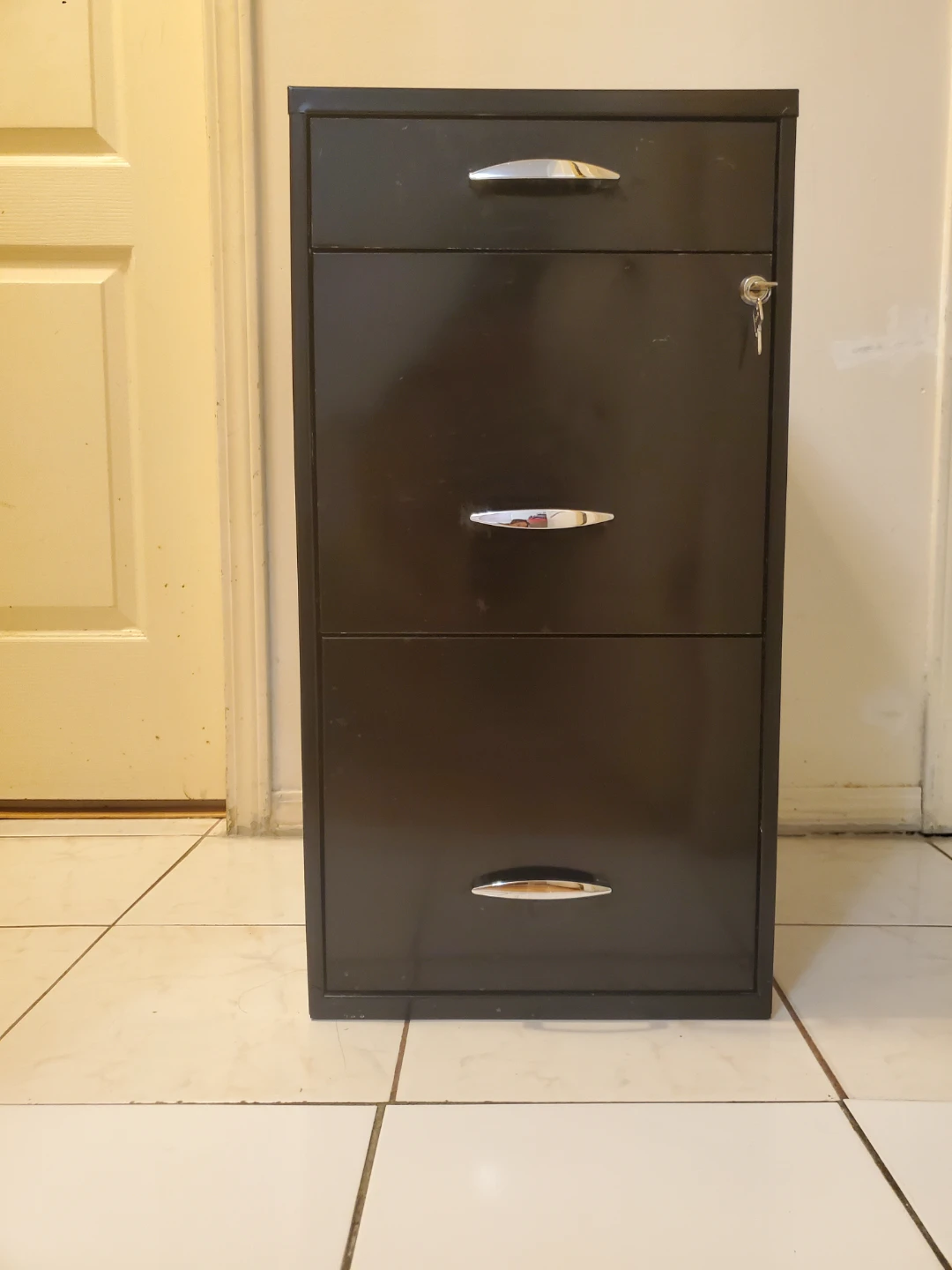3-Drawer Metal Filing Cabinet