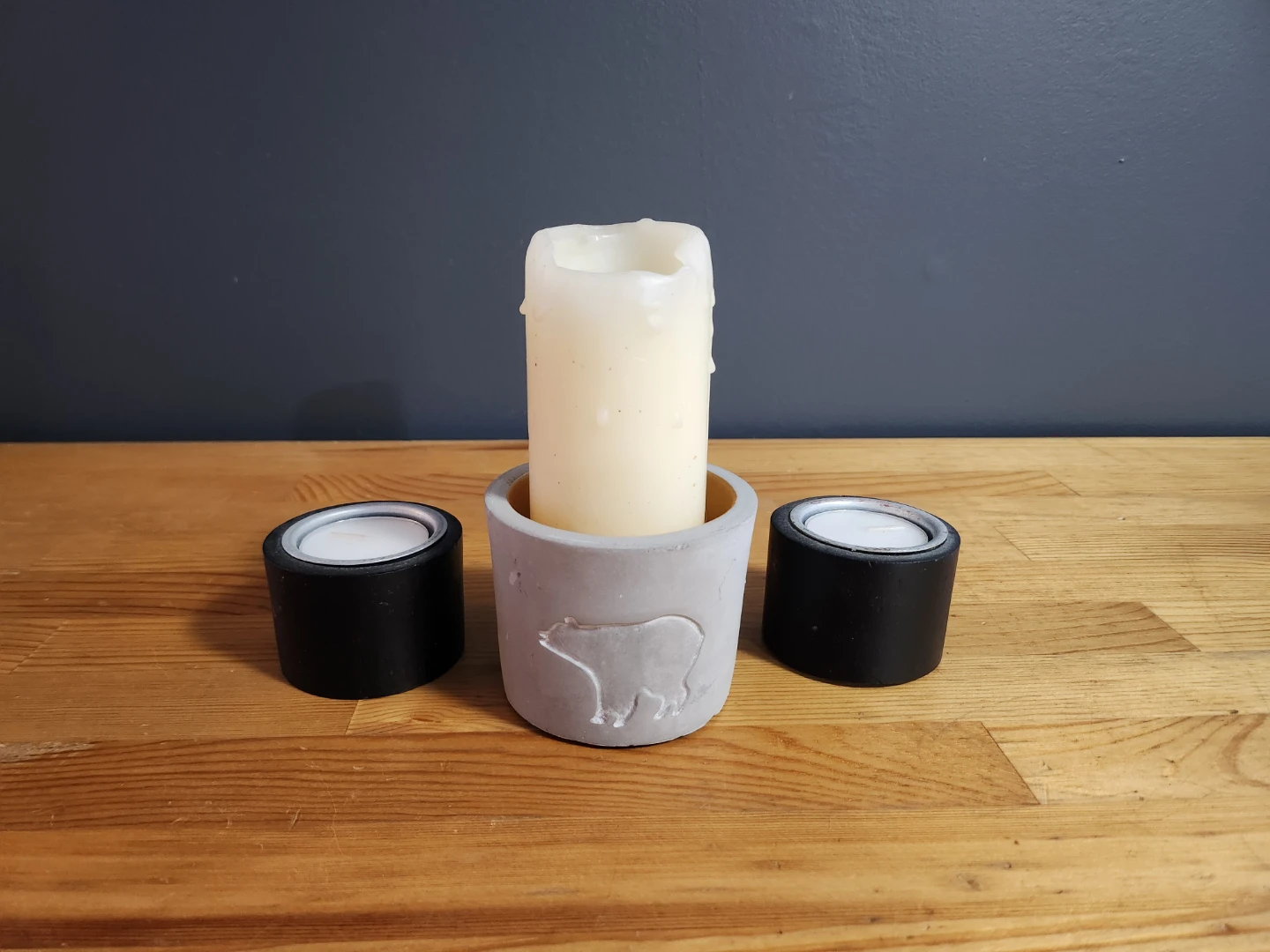 Bear Candle Holder and Tea Light Set