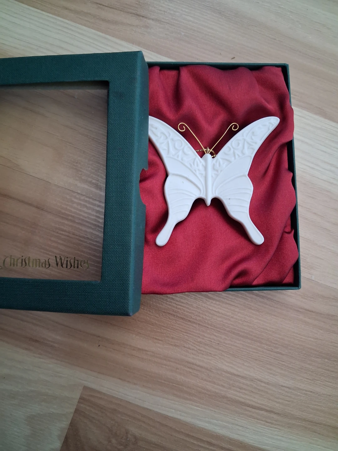Demdaco Christmas Wishes Butterfly Ornament - photo 3