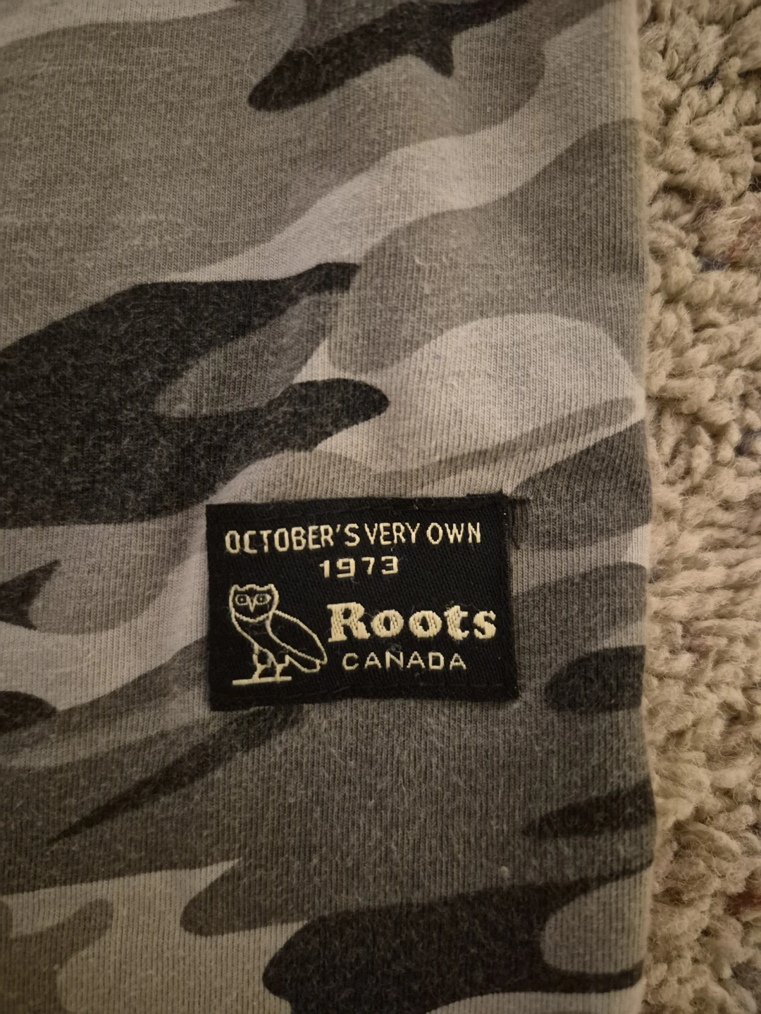 Limited Editon OVO x Roots Camo T-Shirt Authentic - photo 4