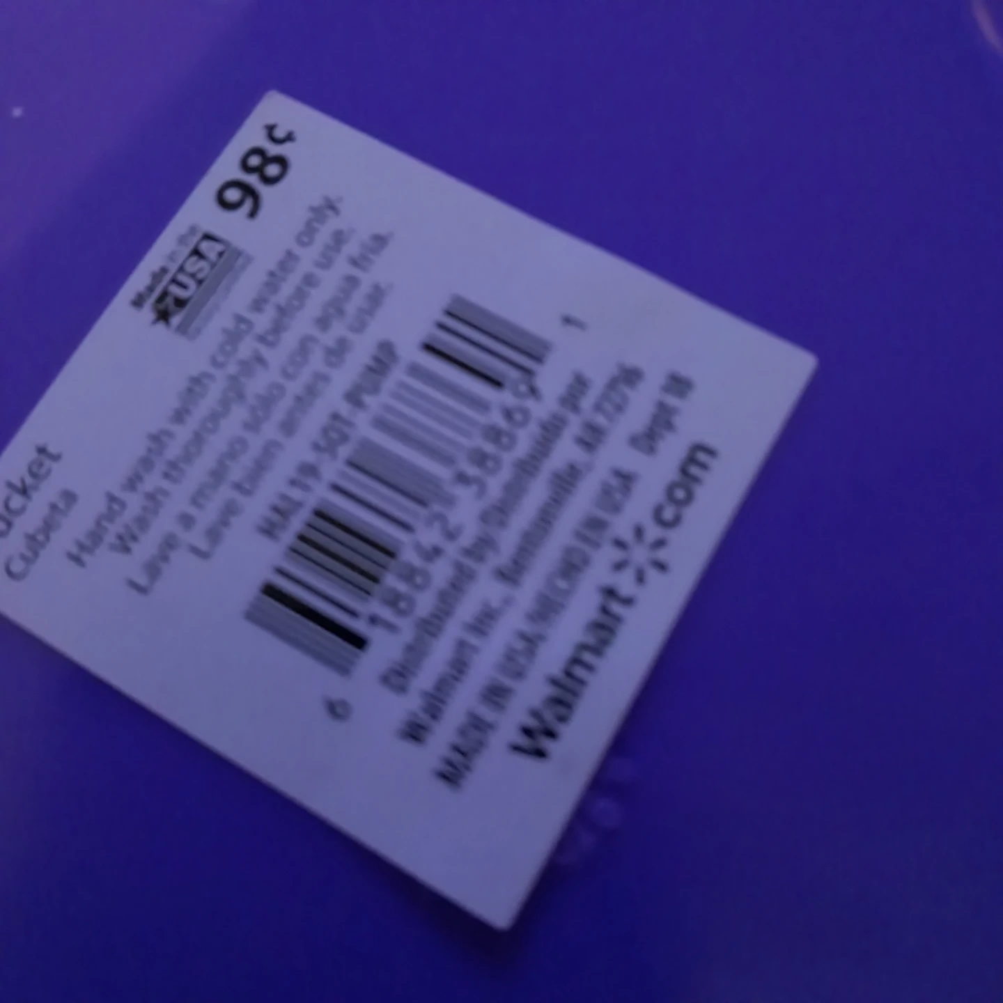 Walmart Purple Pumpkin Halloween Bucket - photo 2