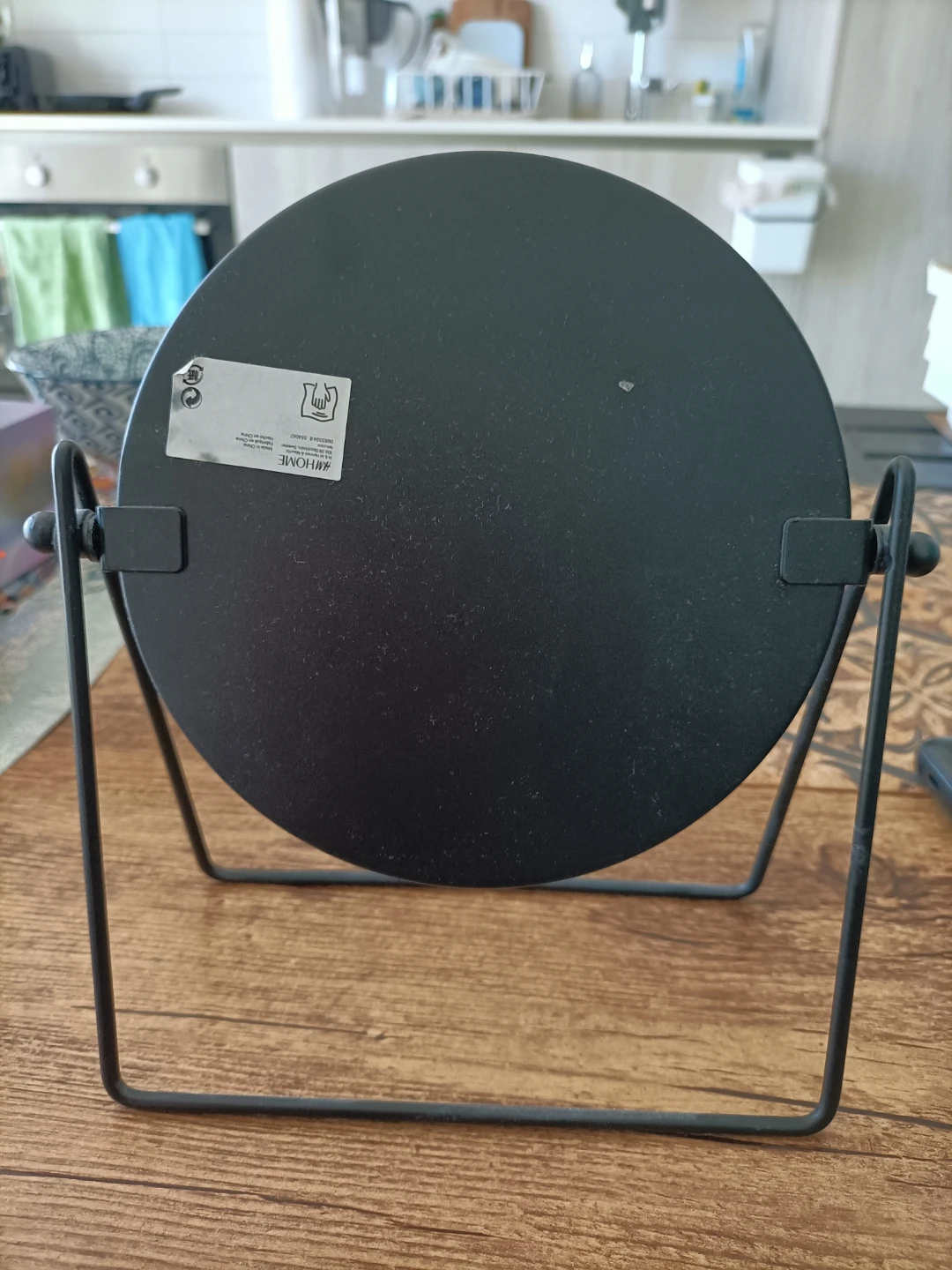 H&M Home Black Round Tabletop Mirror - photo 2