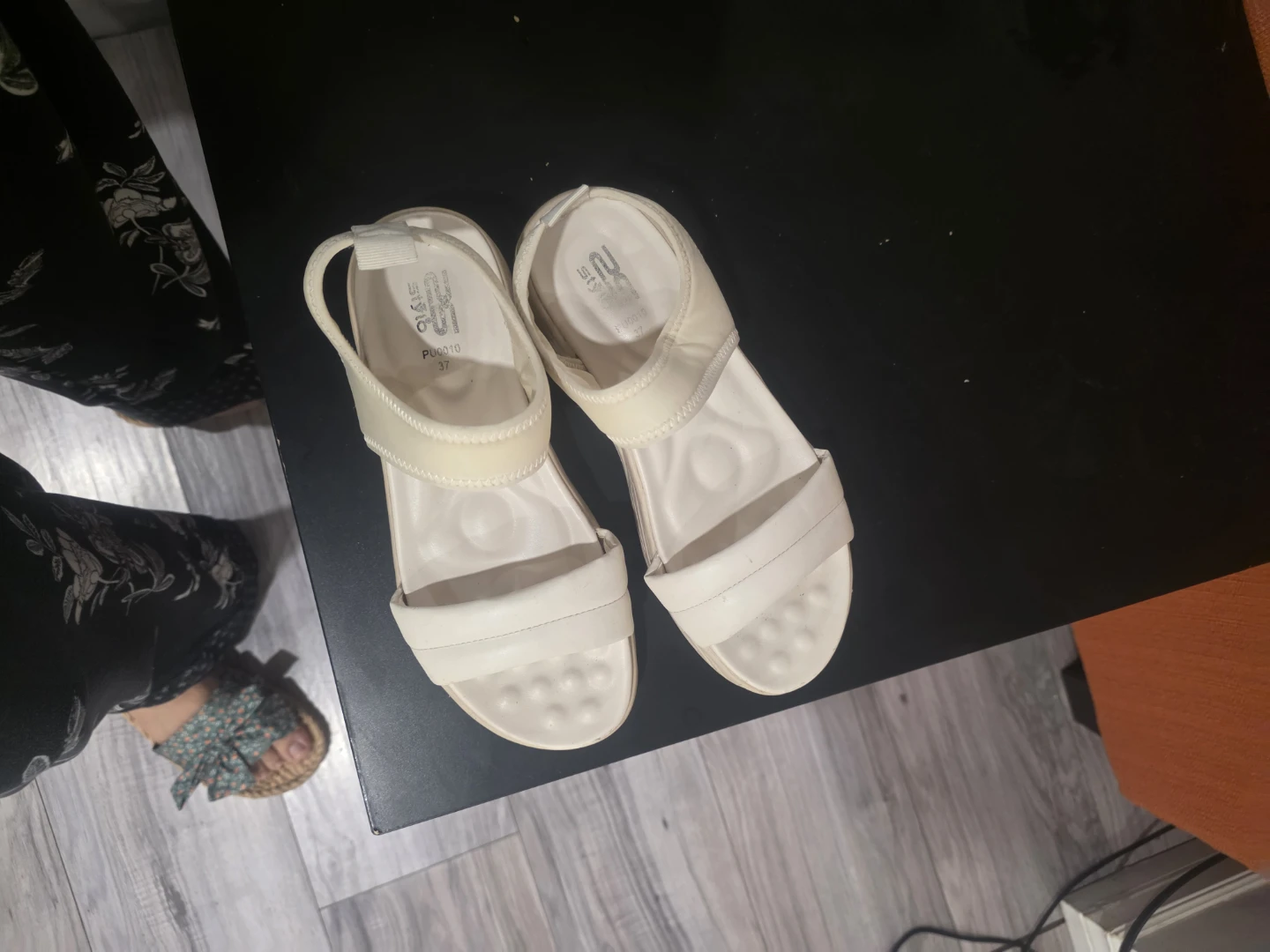 Style White Platform Sandals Size 37 - photo 4