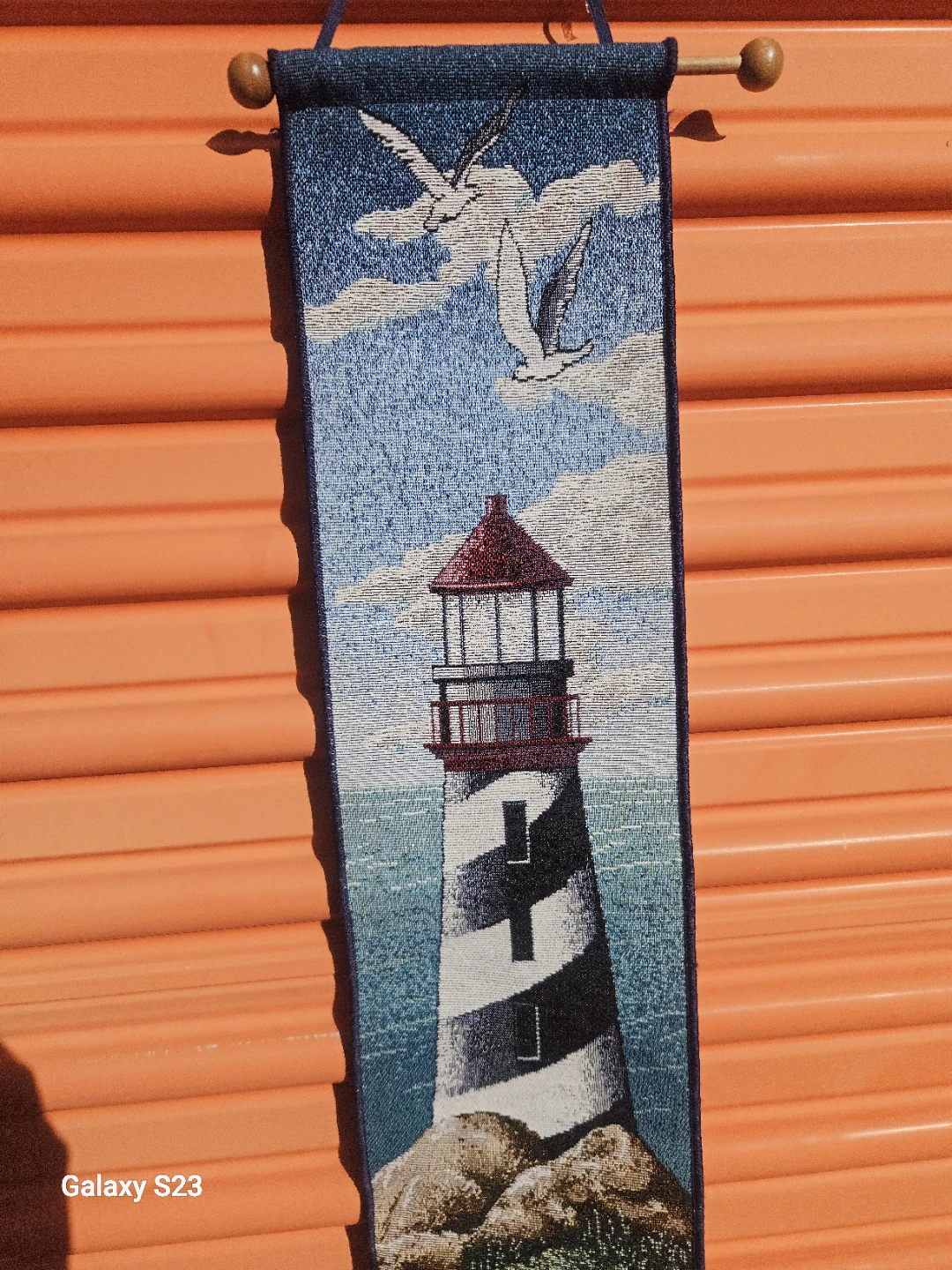 Lighthouse Themed Fabric Wall Hanging - photo 2